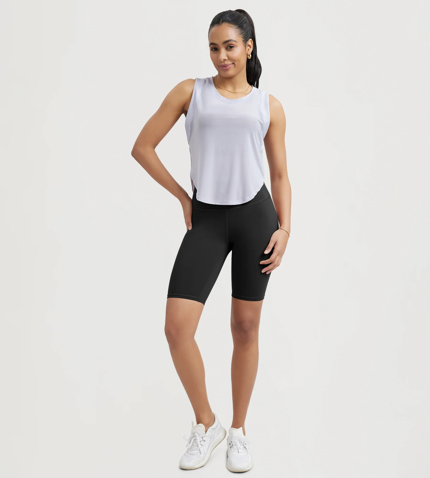 ODLIFT 10" High Waist Biker Shorts - Image 8