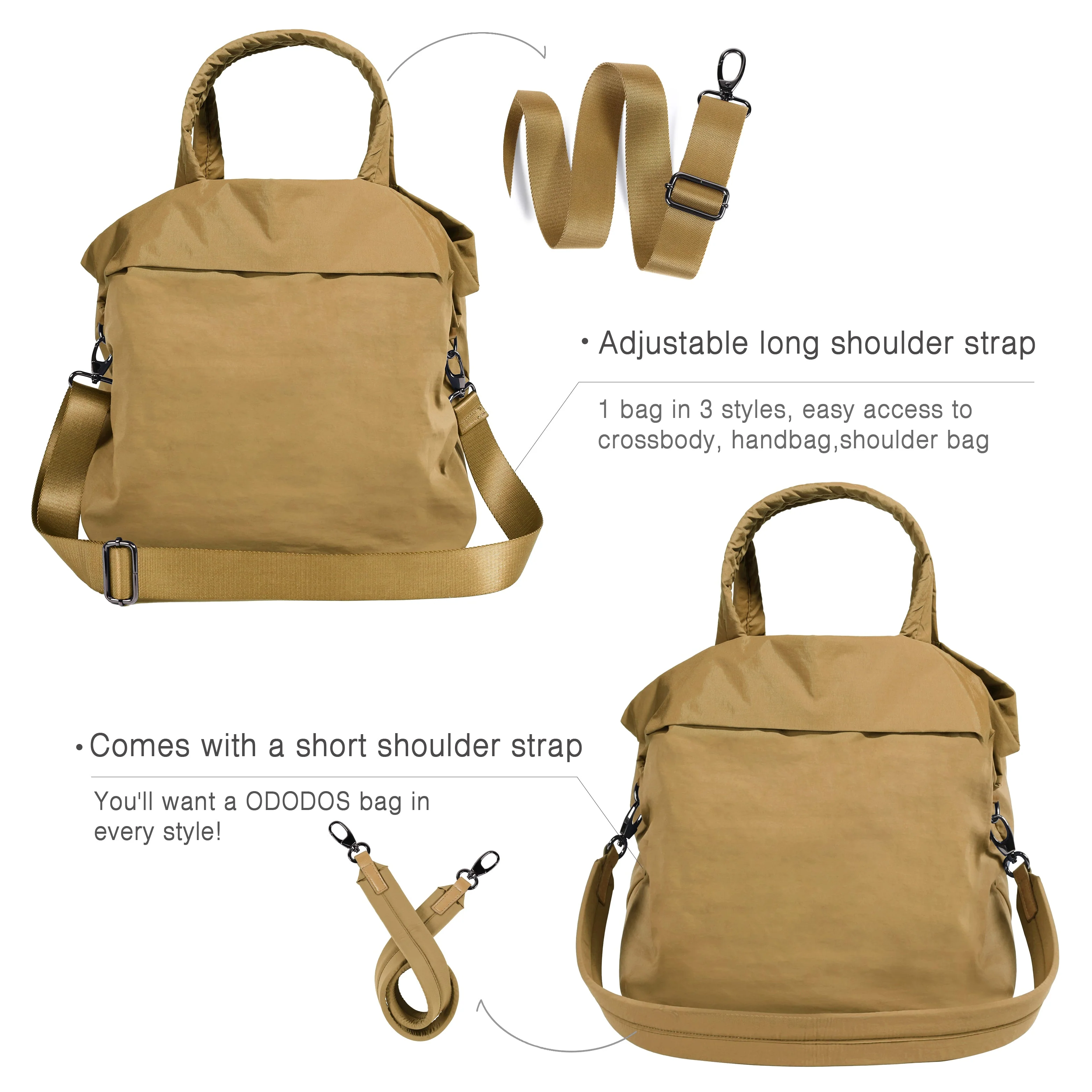 19L Travel Tote with 2 Straps - Image 23