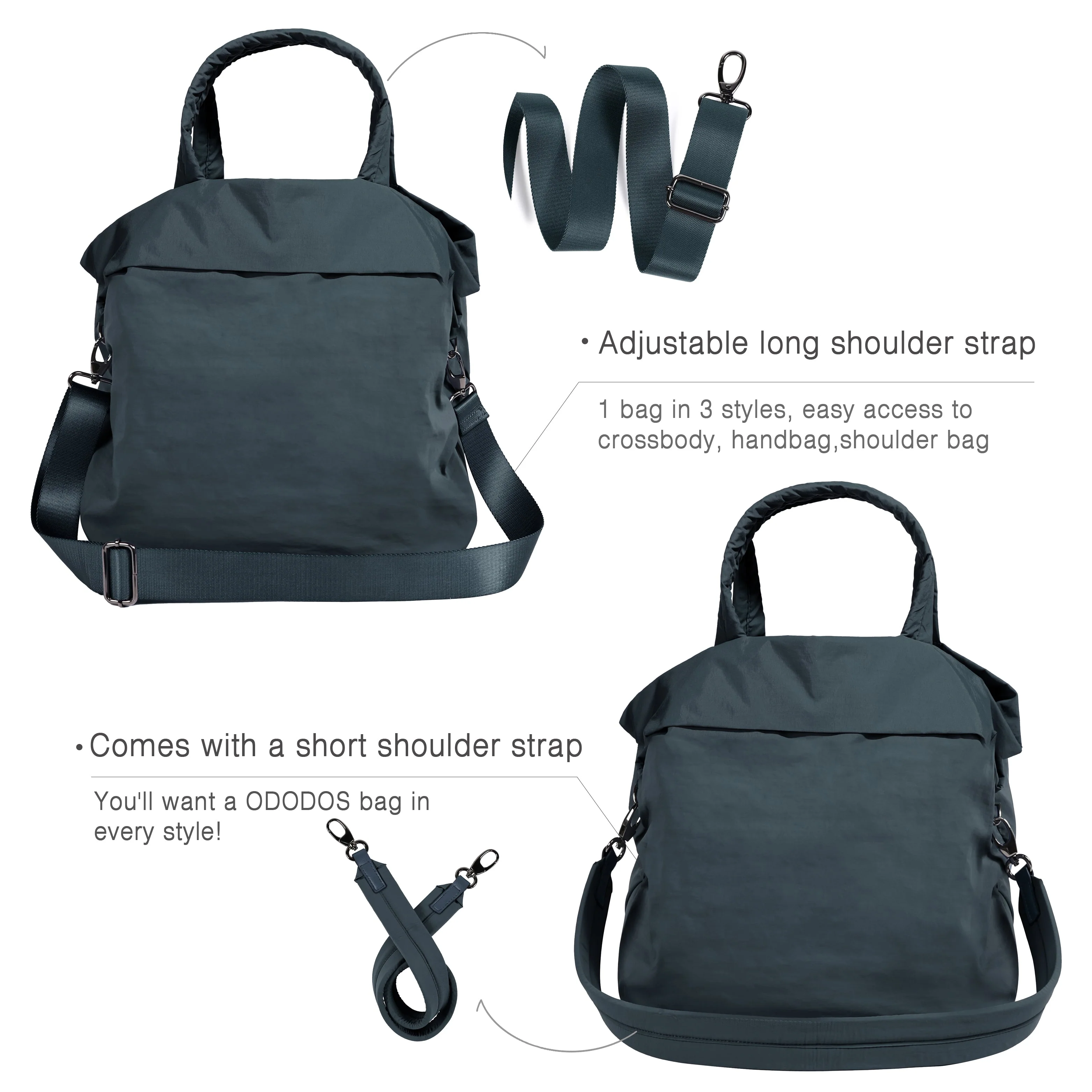 19L Travel Tote with 2 Straps - Image 3