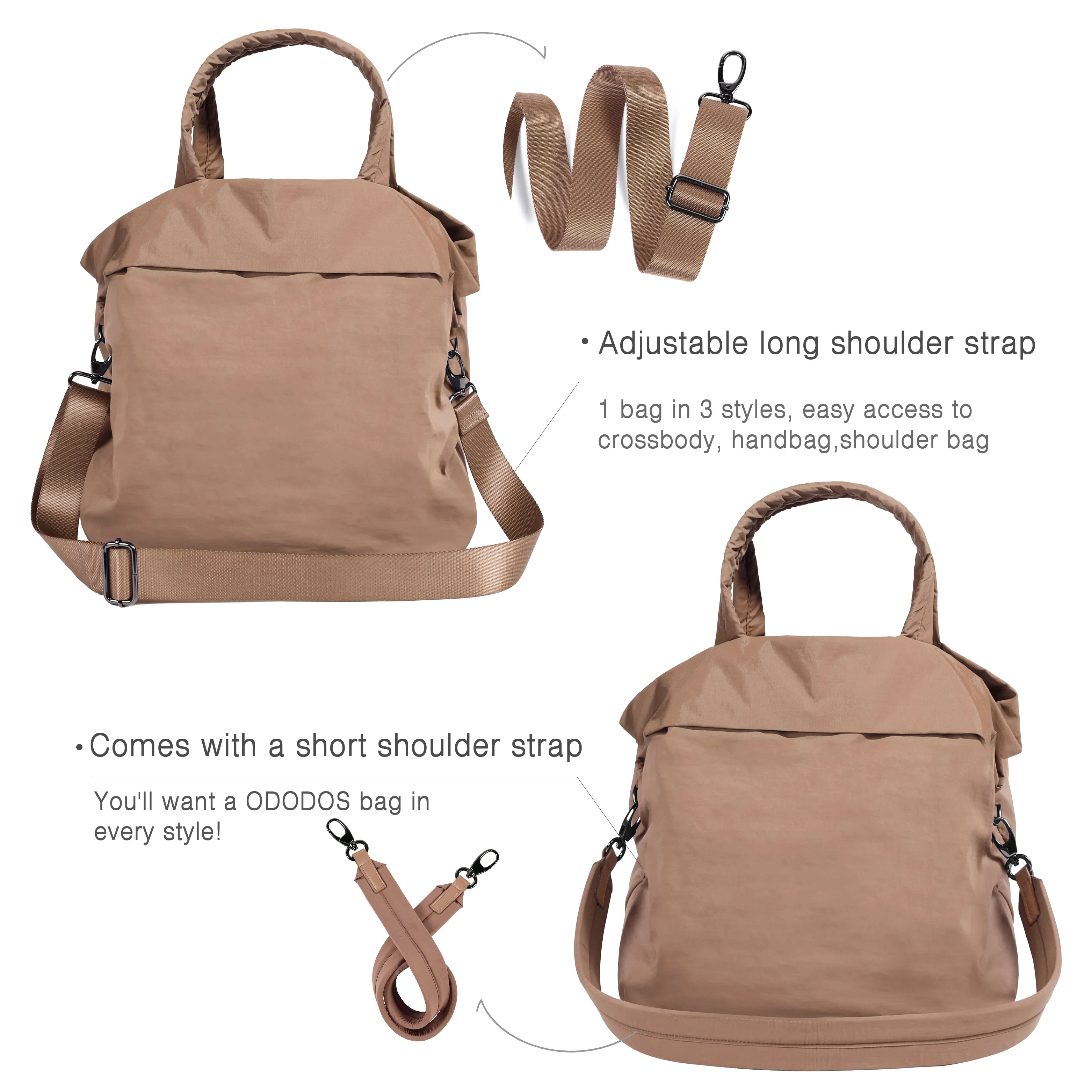 19L Travel Tote with 2 Straps - Image 39