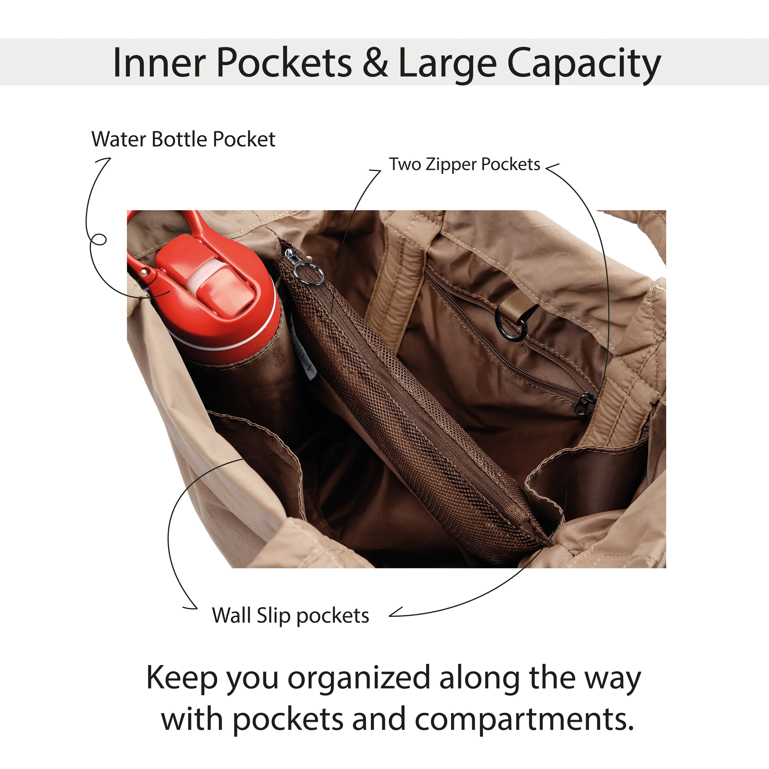 19L Travel Tote with 2 Straps - Image 40