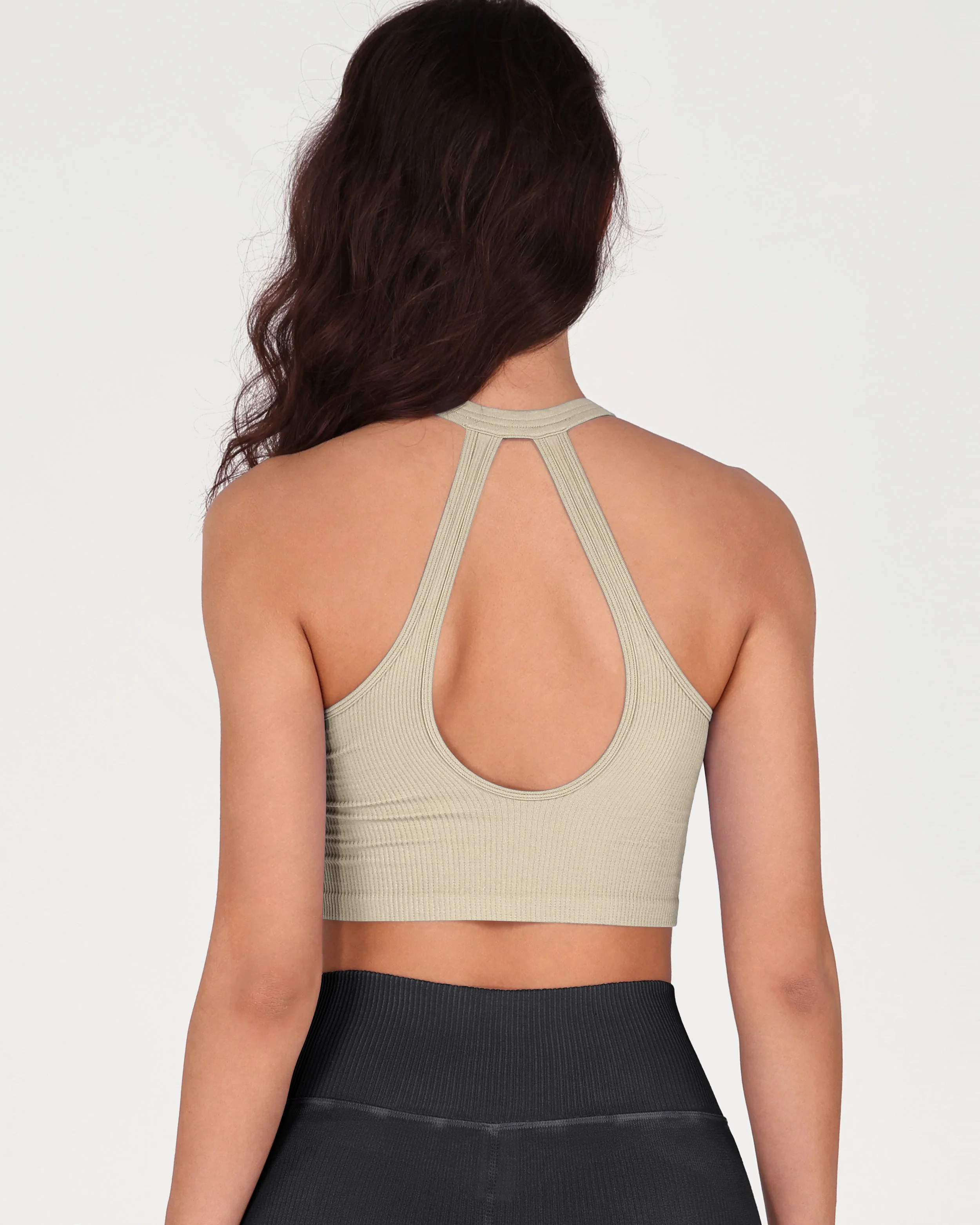 2-Pack Seamless Henley Crop Tops - Image 4