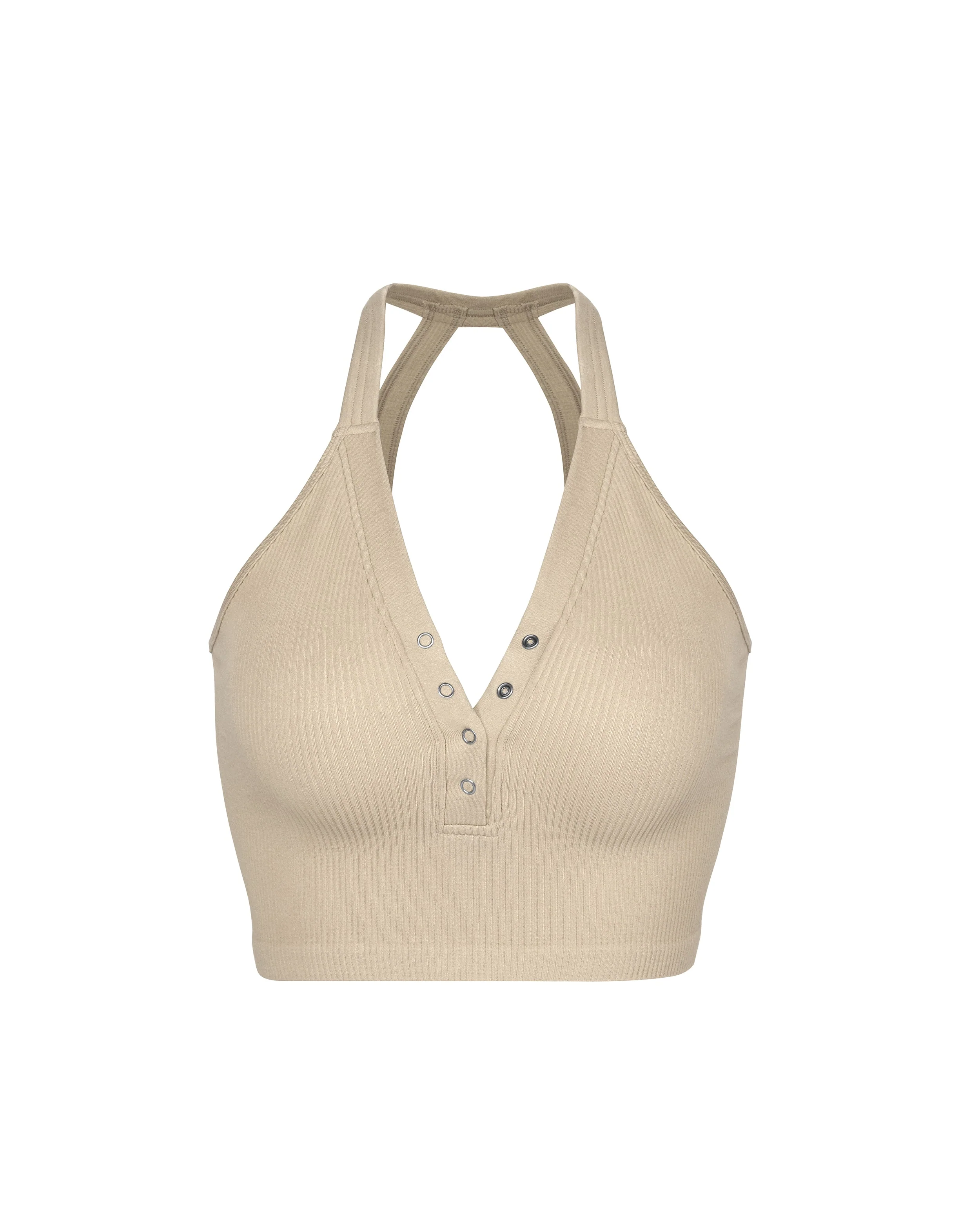 2-Pack Seamless Henley Crop Tops - Image 8