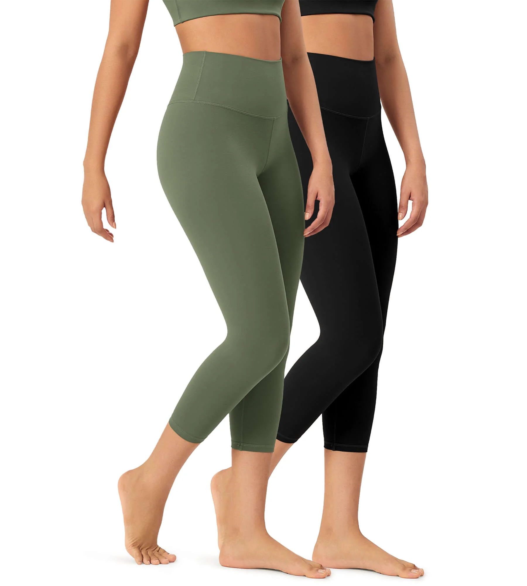 23" ODCLOUD 2-Pack Buttery Soft Lounge Yoga High Waist Yoga Leggings - Image 3