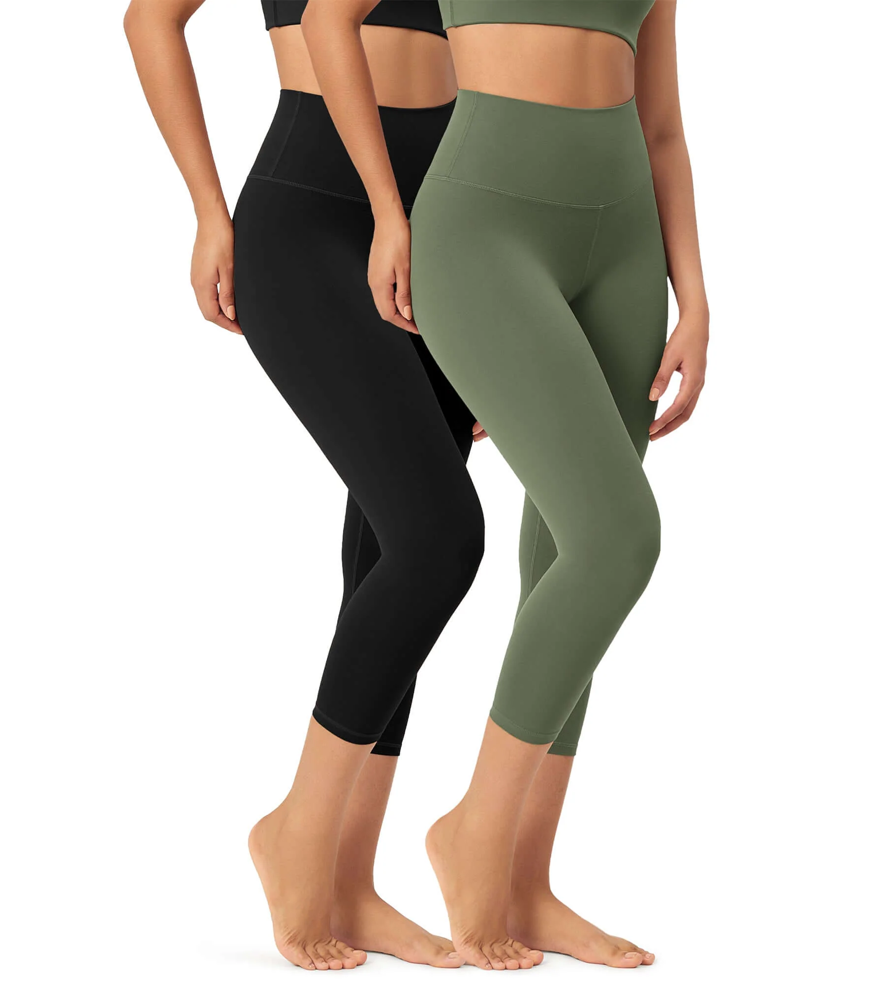23" ODCLOUD 2-Pack Buttery Soft Lounge Yoga High Waist Yoga Leggings - Image 4