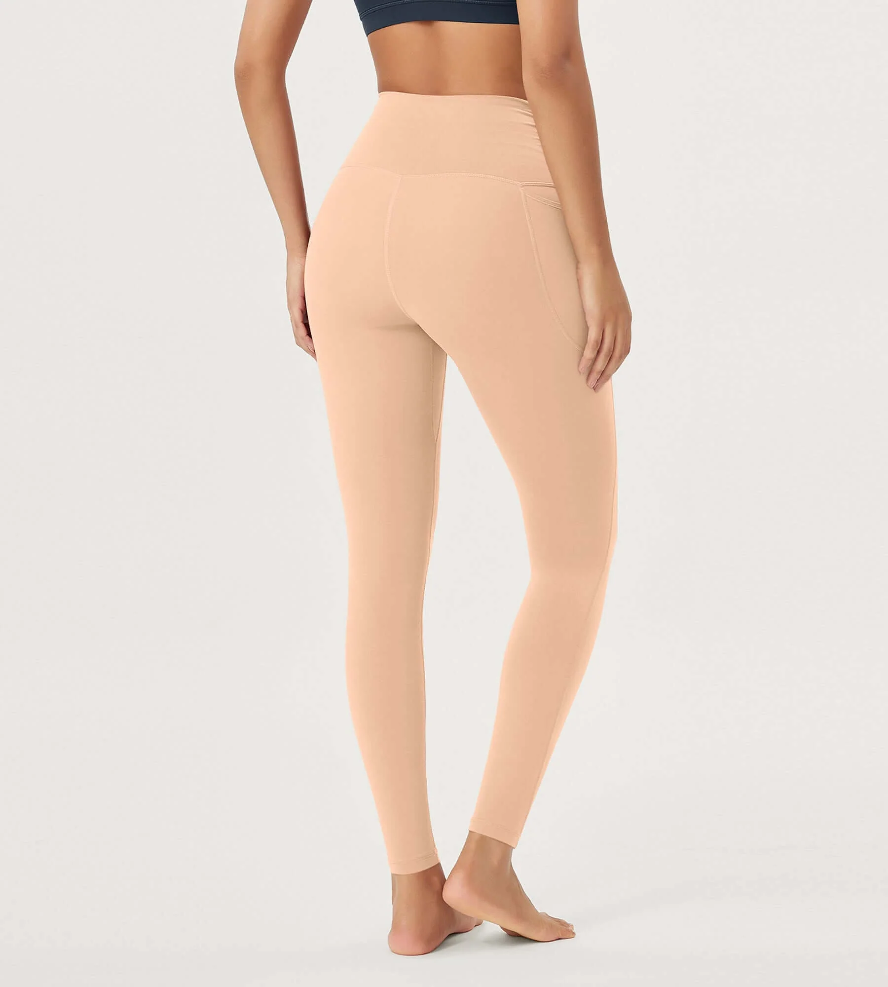 25" / 28" Gathered Crossover Lounge Yoga Leggings with Pockets - Image 65
