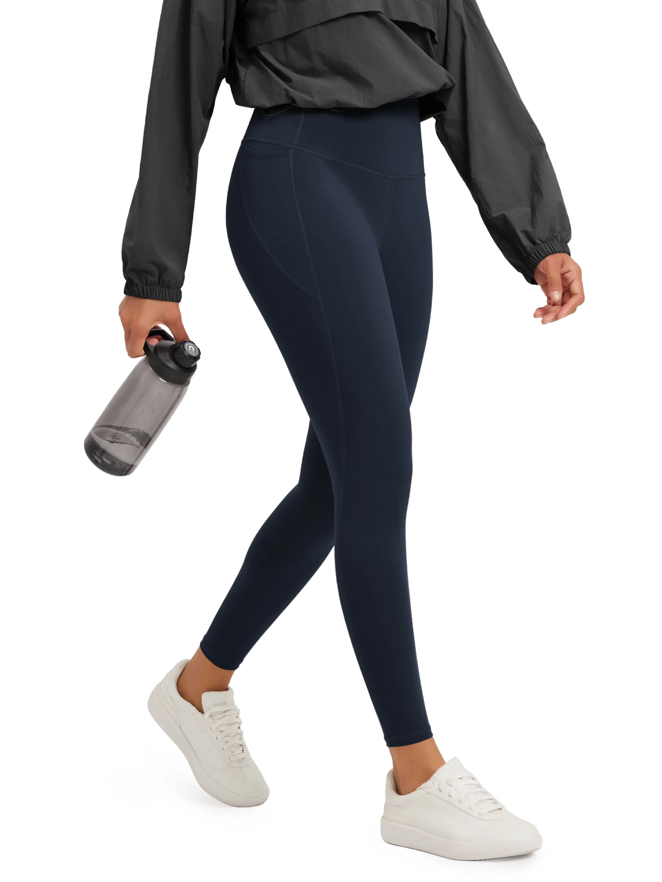 25" Tummy Control Compression Leggings with High-Positioned Pockets - Image 26
