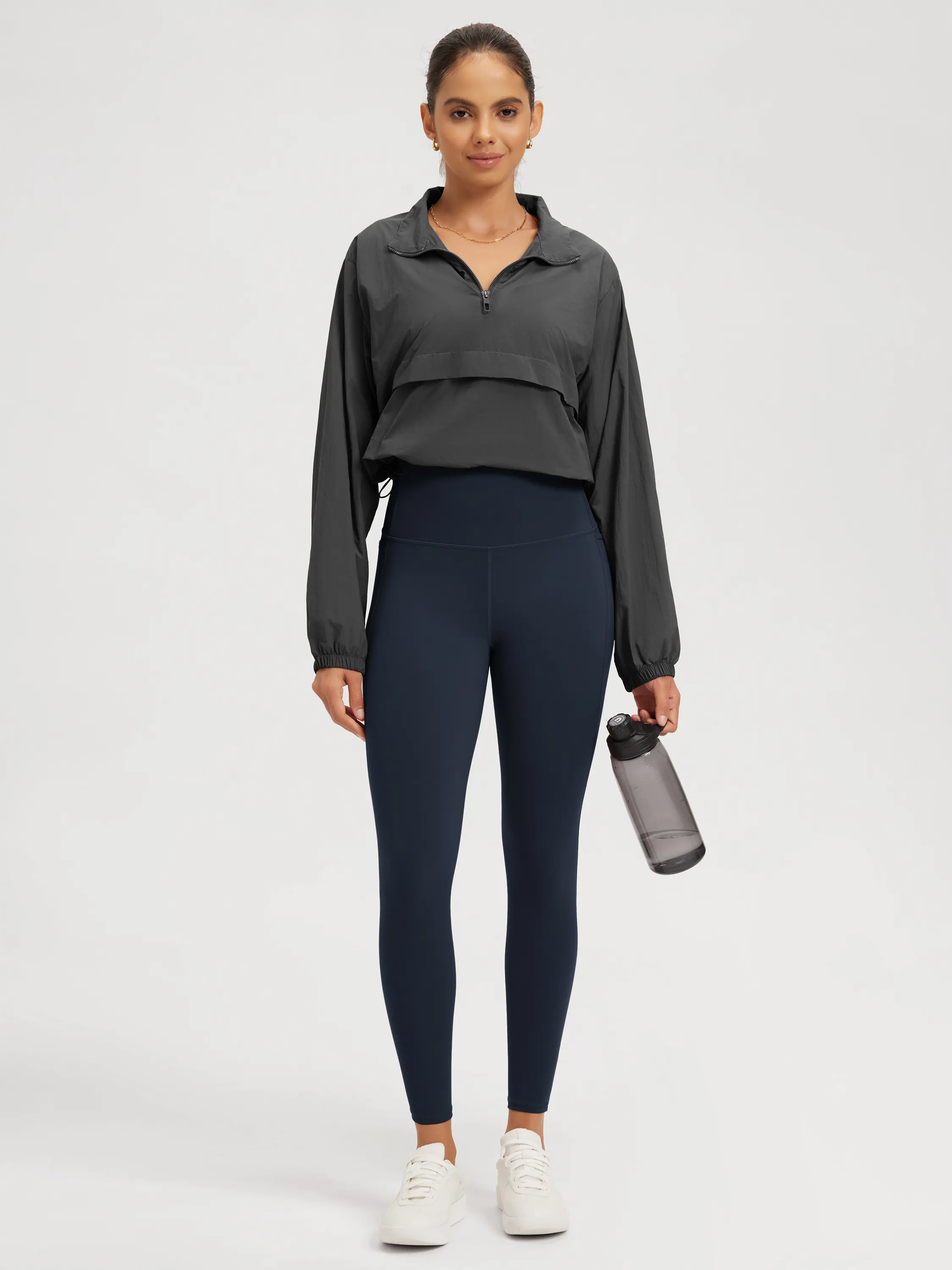25" Tummy Control Compression Leggings with High-Positioned Pockets - Image 28