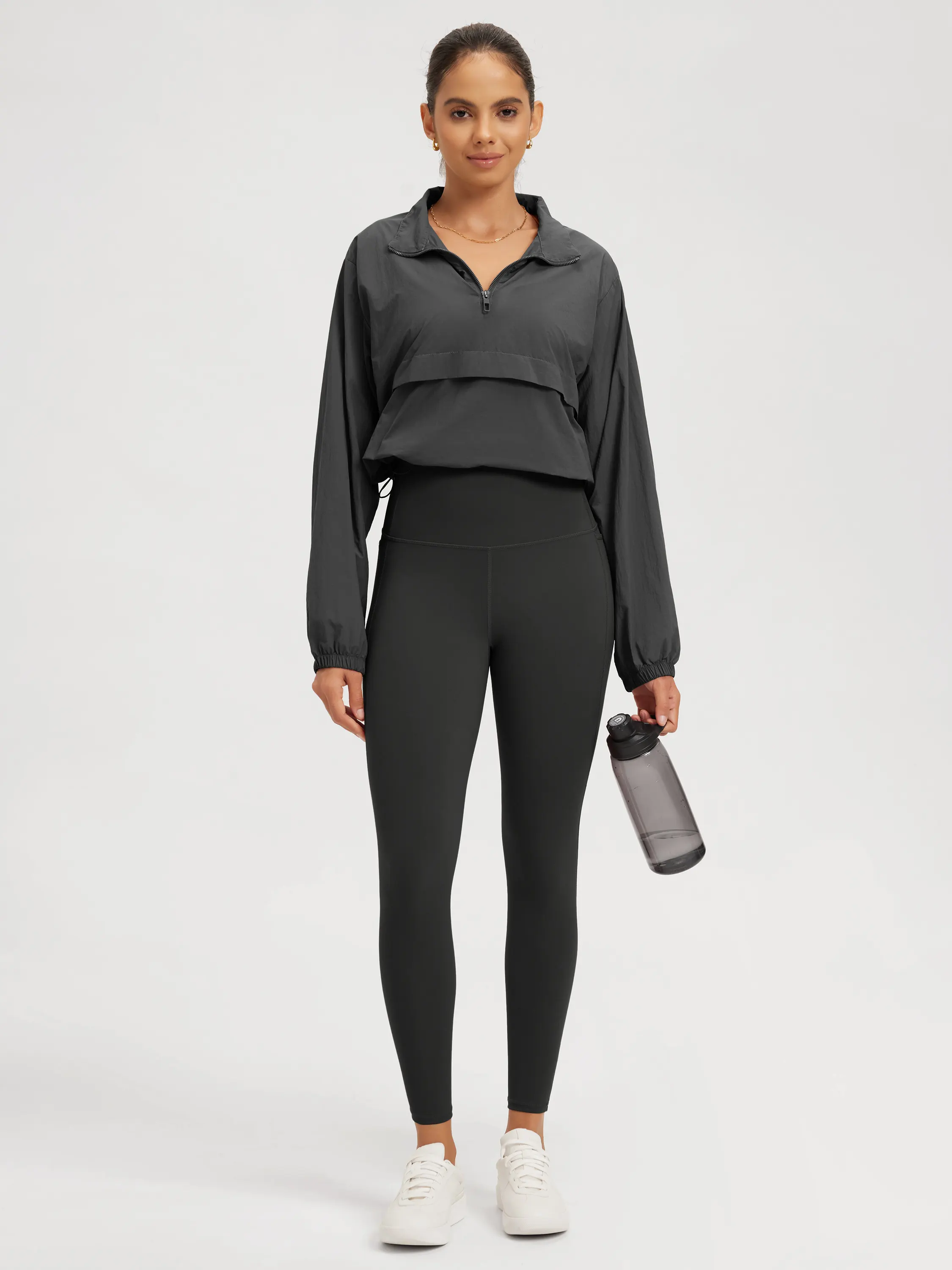 25" Tummy Control Compression Leggings with High-Positioned Pockets - Image 38
