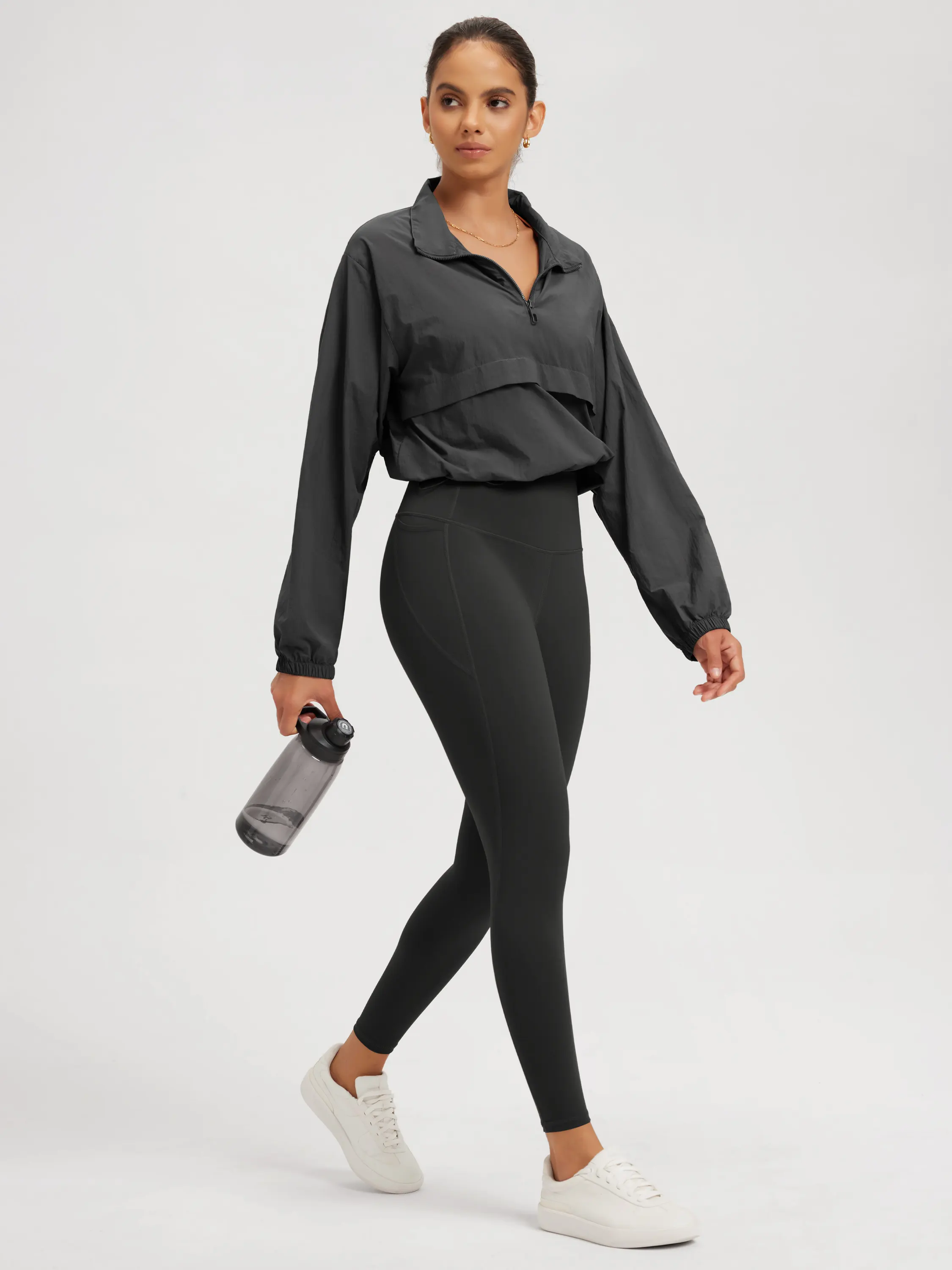 25" Tummy Control Compression Leggings with High-Positioned Pockets - Image 39