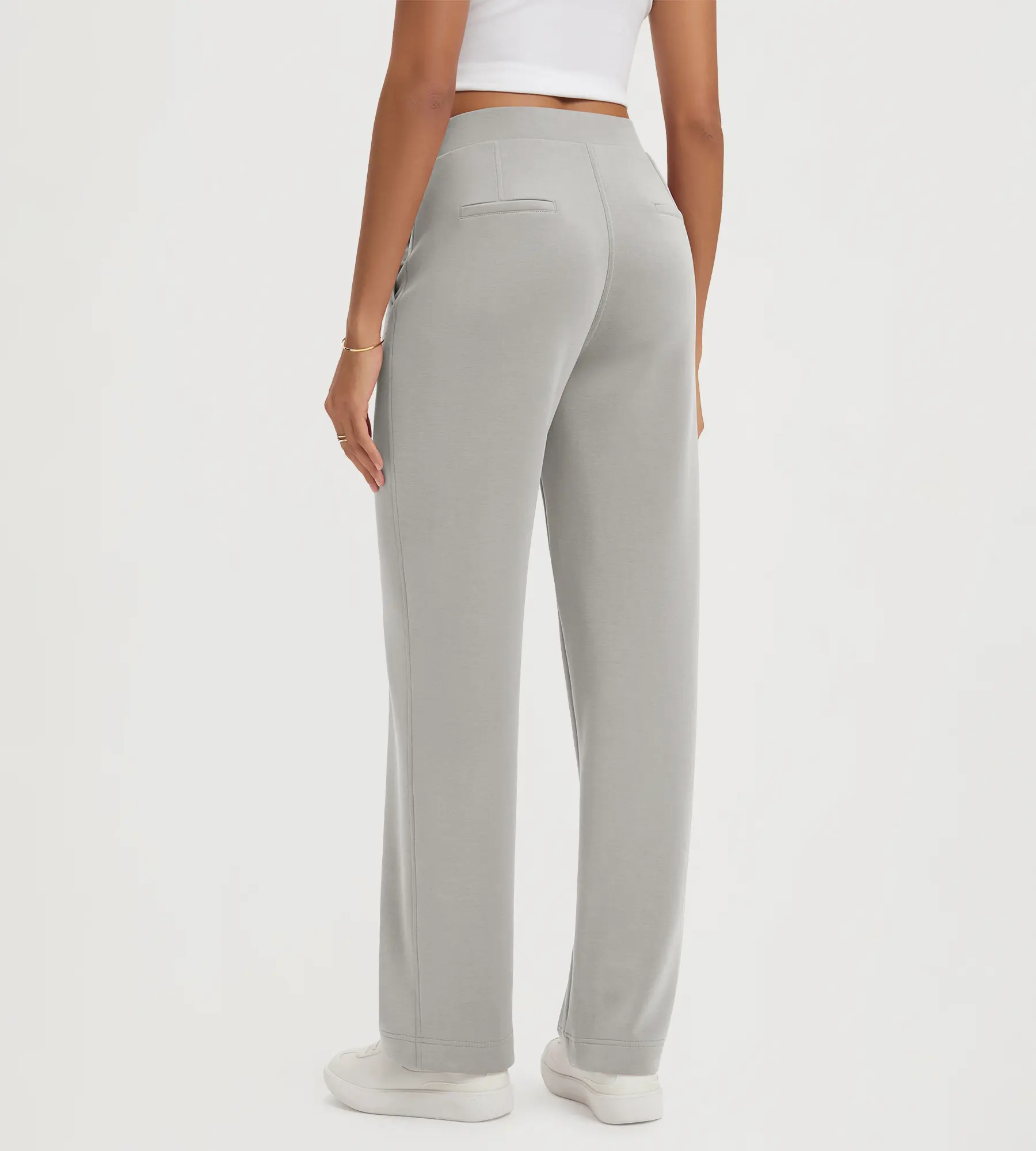 31" Modal Soft Classic Mid Rise Pants with Pockets - Image 33