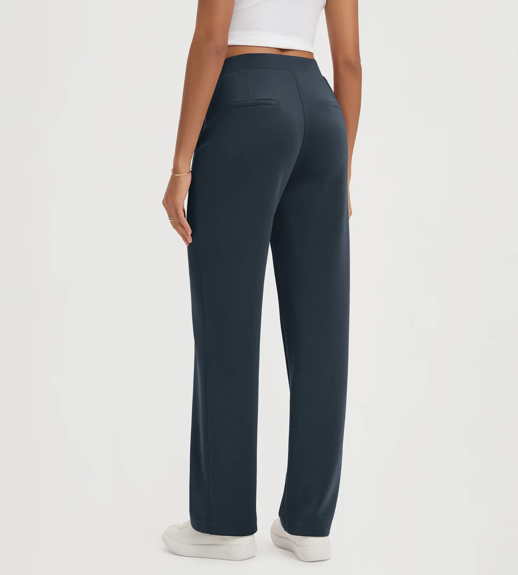 31" Modal Soft Classic Mid Rise Pants with Pockets - Image 38