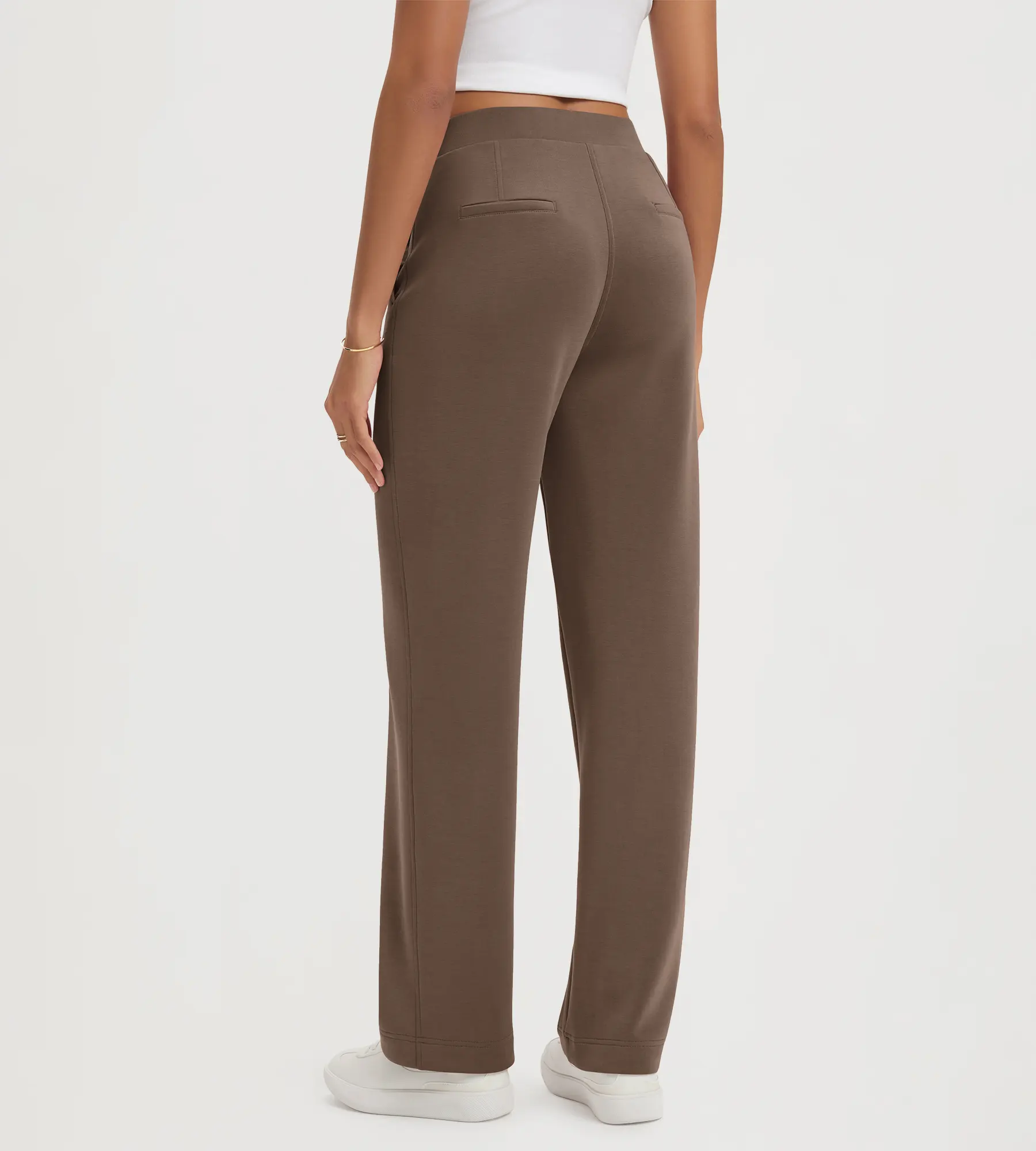 31" Modal Soft Classic Mid Rise Pants with Pockets - Image 43