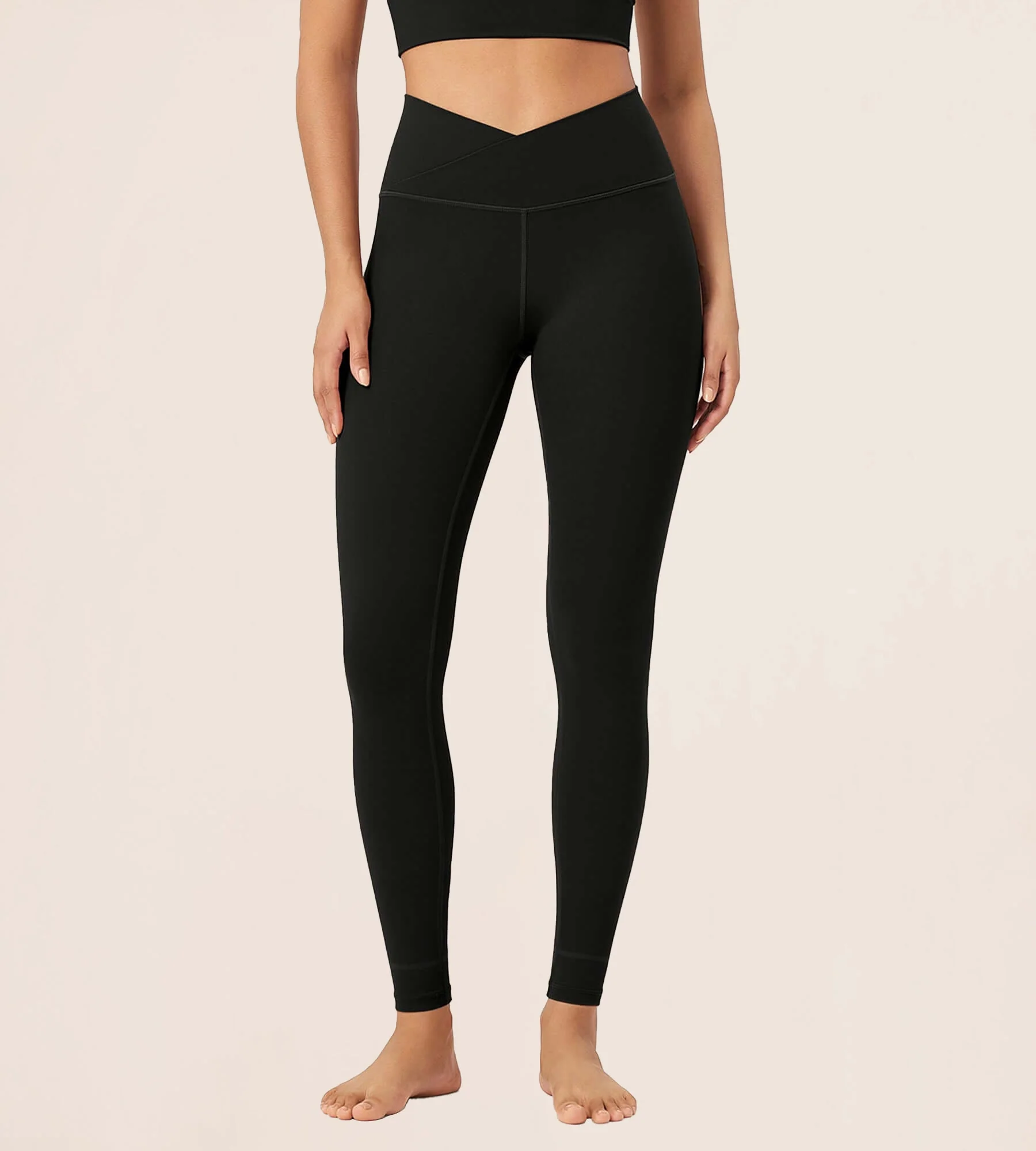 28" Buttery Soft Cross Waist Lounge Yoga Leggings