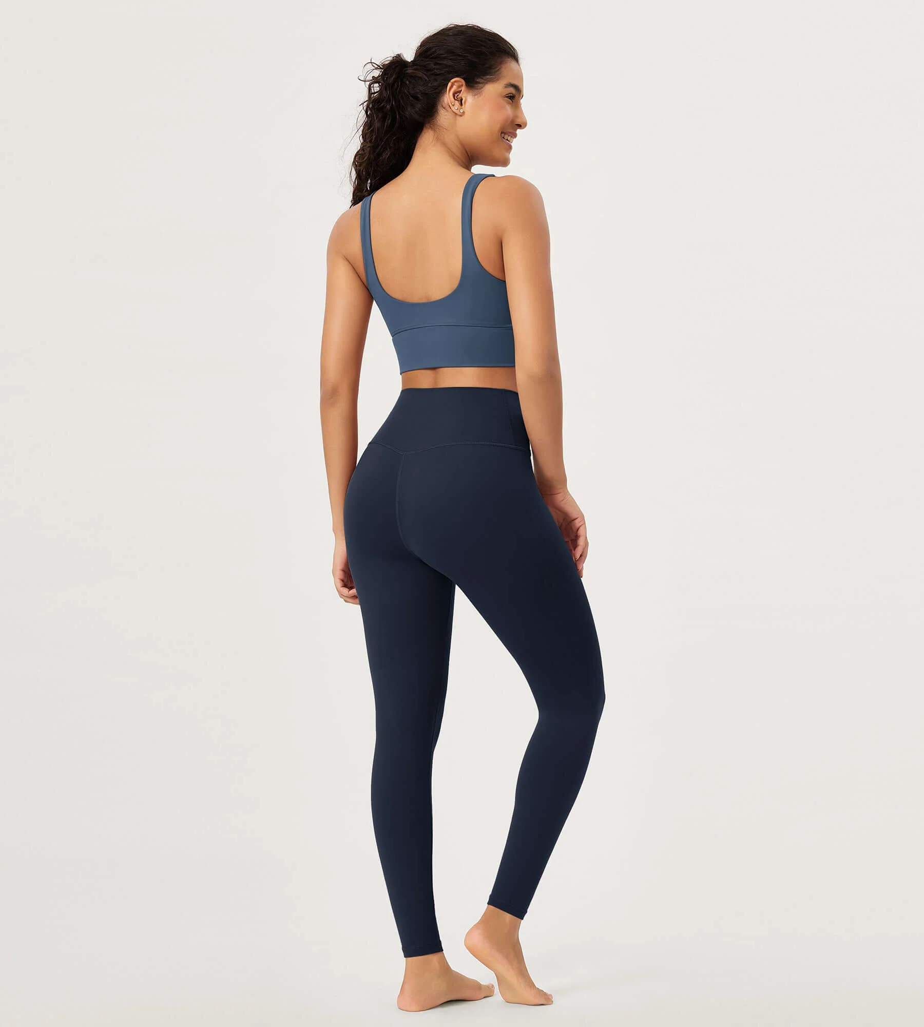 28" Buttery Soft Cross Waist Lounge Yoga Leggings - Image 33