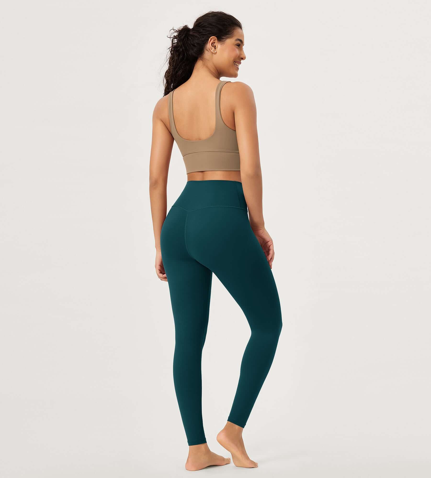 28" Buttery Soft Cross Waist Lounge Yoga Leggings - Image 41