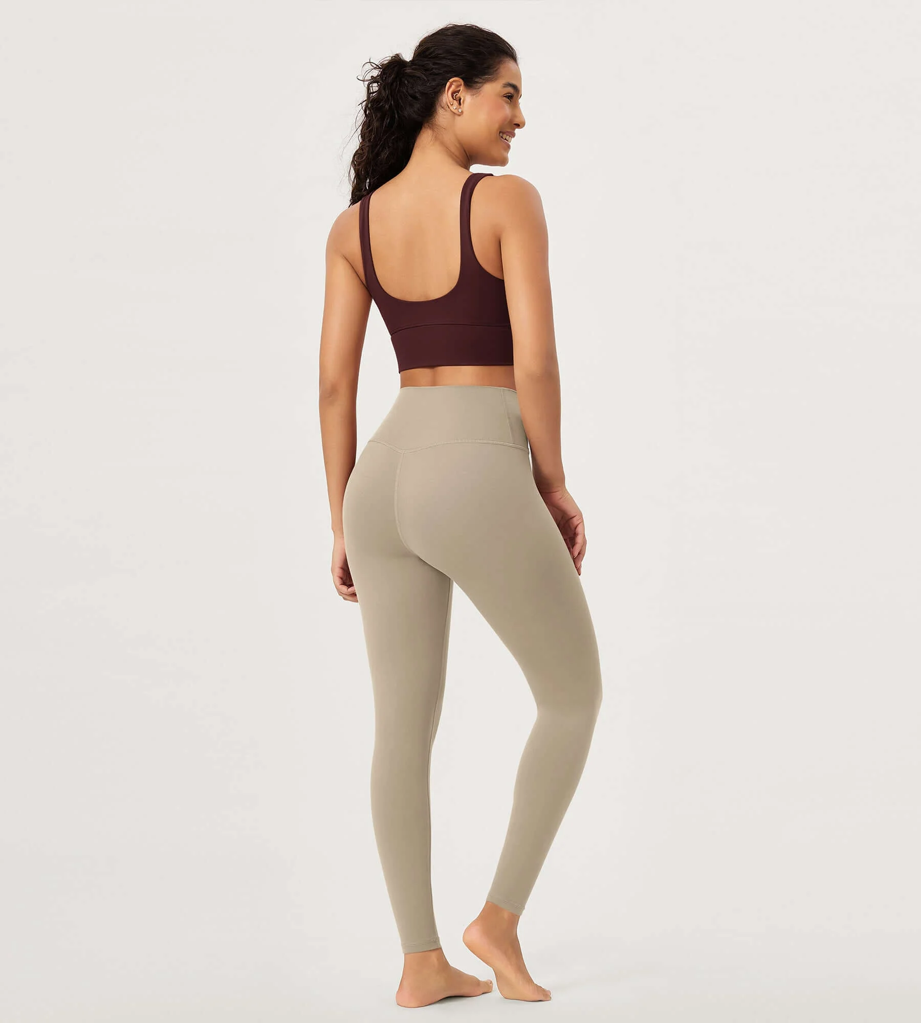 28" Buttery Soft Cross Waist Lounge Yoga Leggings - Image 65