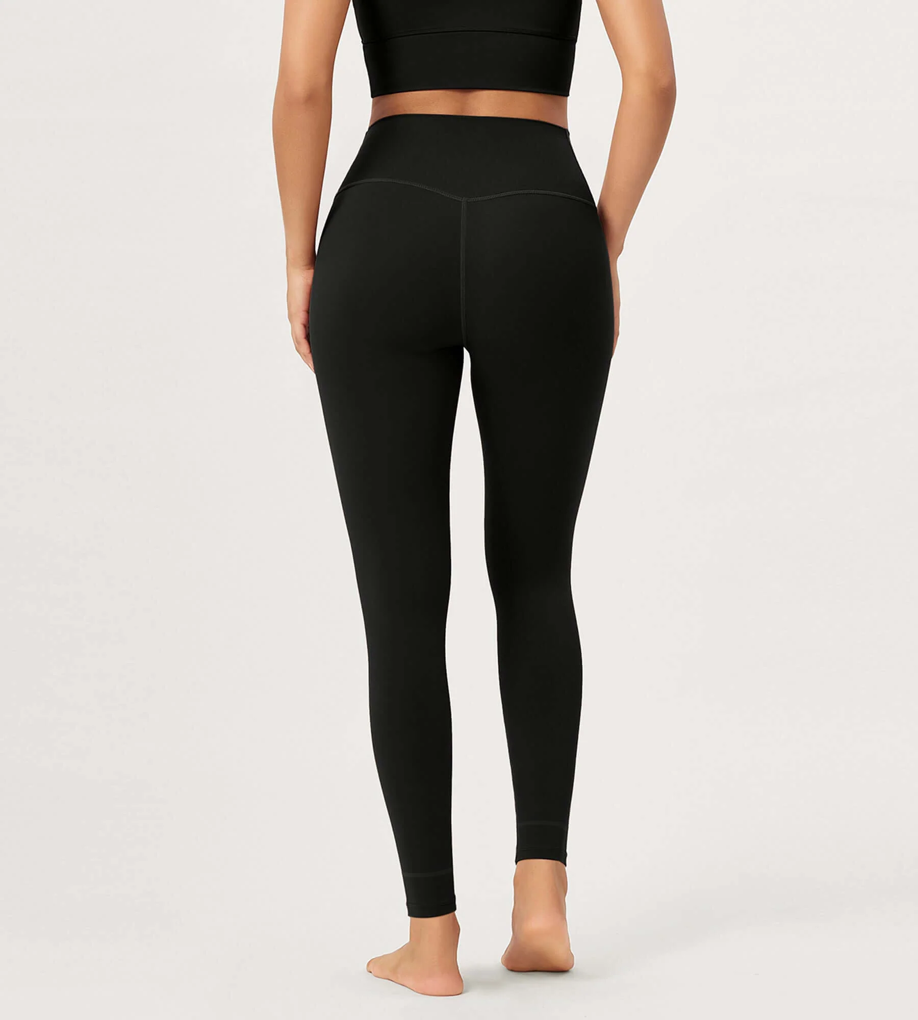28" Buttery Soft Cross Waist Lounge Yoga Leggings - Image 9