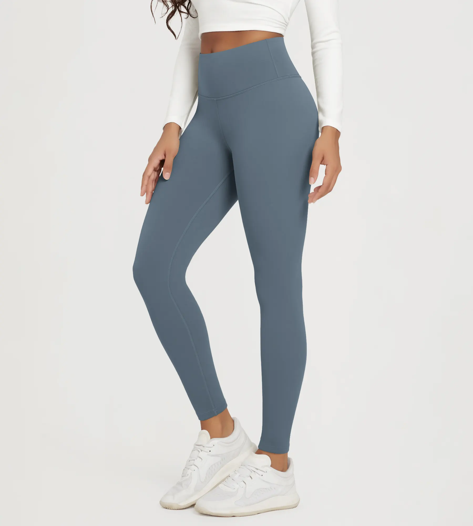 28" Fleece Lined Leggings with Back Pockets - Image 12