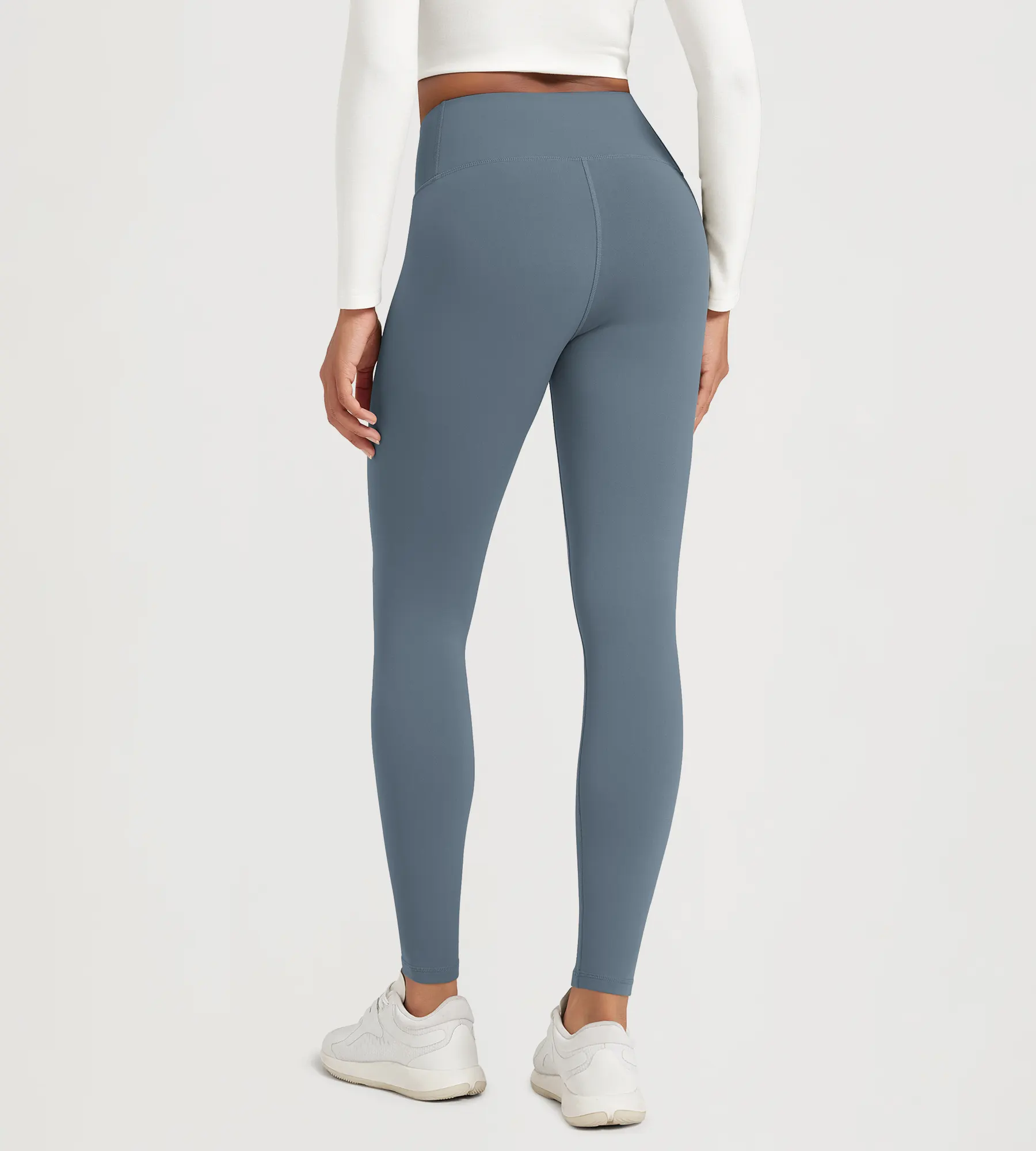 28" Fleece Lined Leggings with Back Pockets - Image 13
