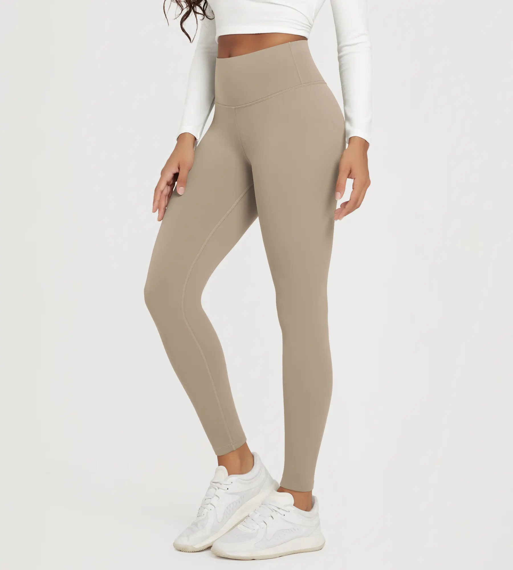 28" Fleece Lined Leggings with Back Pockets - Image 27