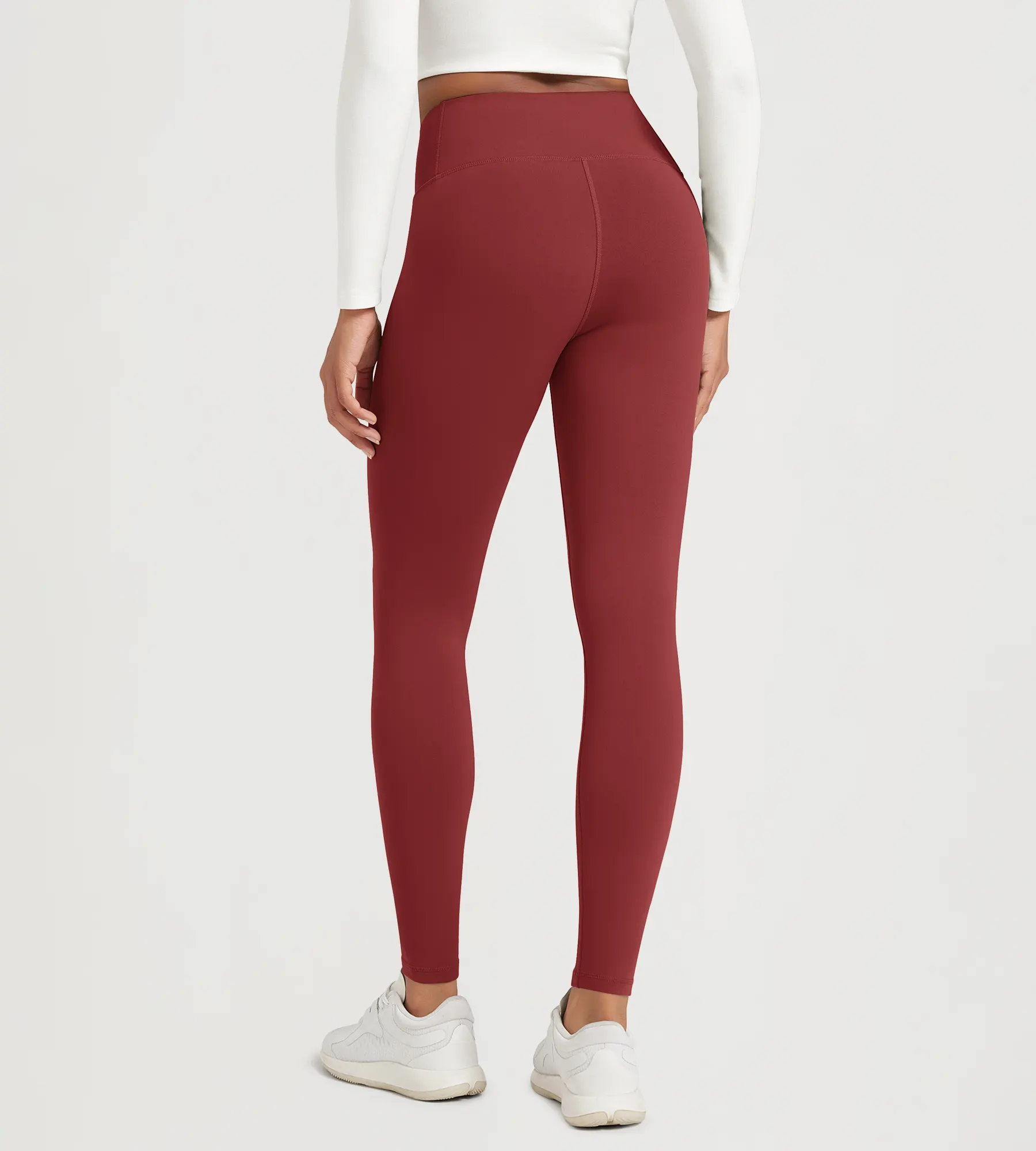 28" Fleece Lined Leggings with Back Pockets - Image 48