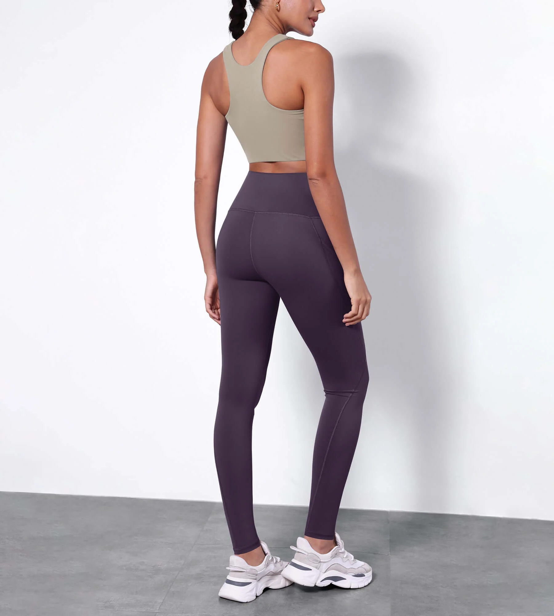 28" Fleece Lined Leggings with Pockets - Image 22
