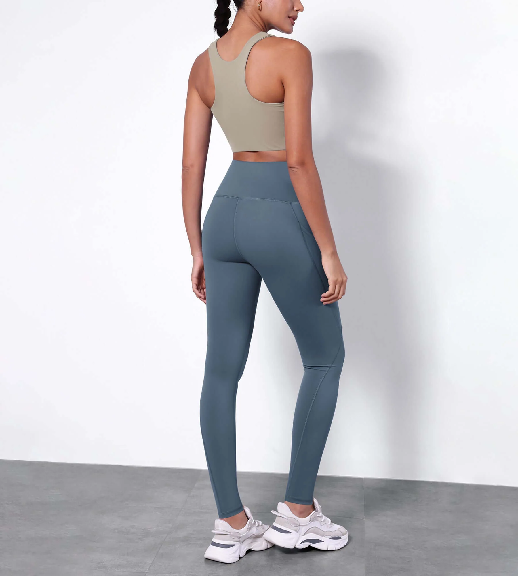 28" Fleece Lined Leggings with Pockets - Image 24