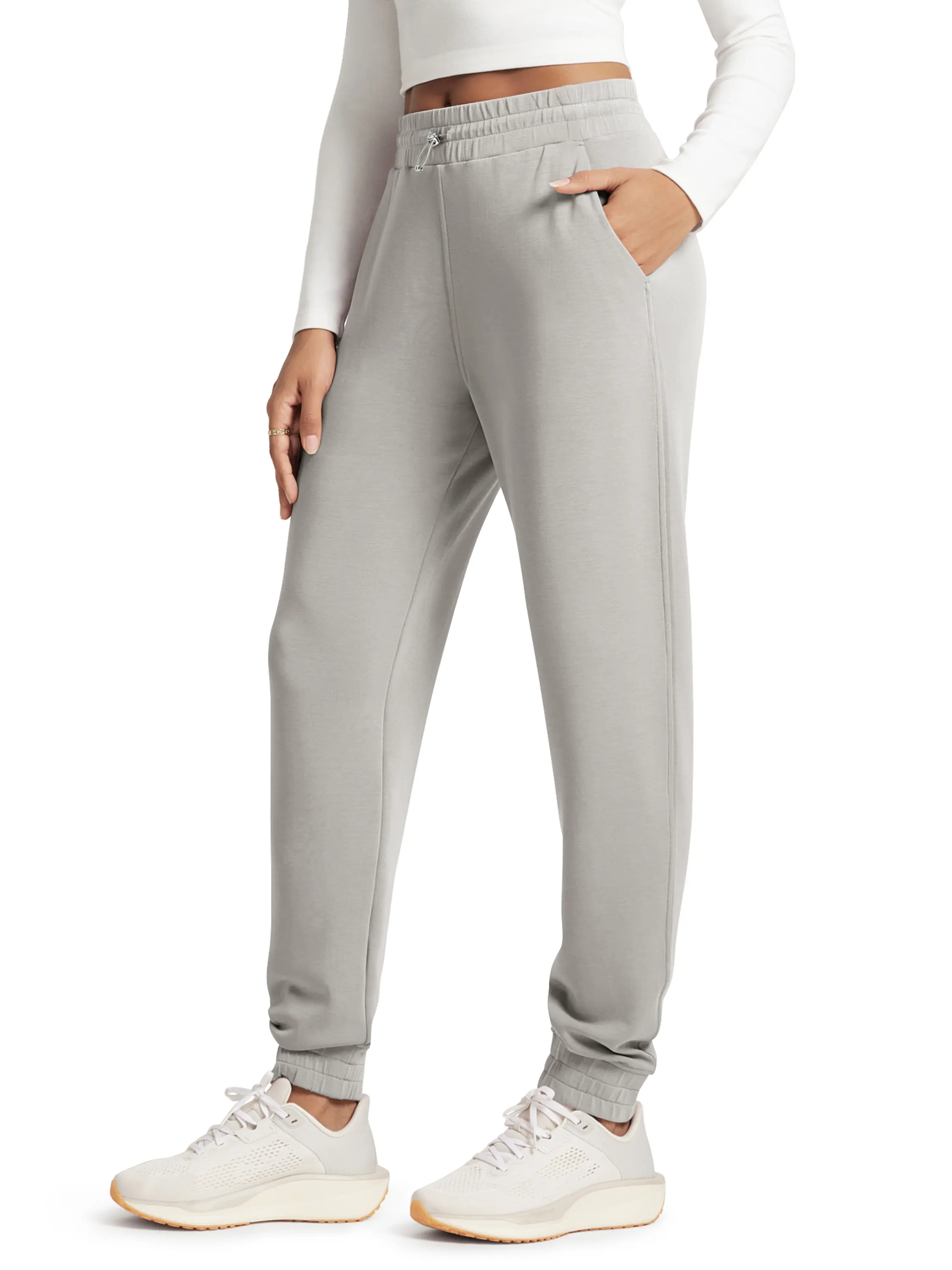 28" Modal Soft Joggers with Pockets and Adjustable Shockcord - Image 36