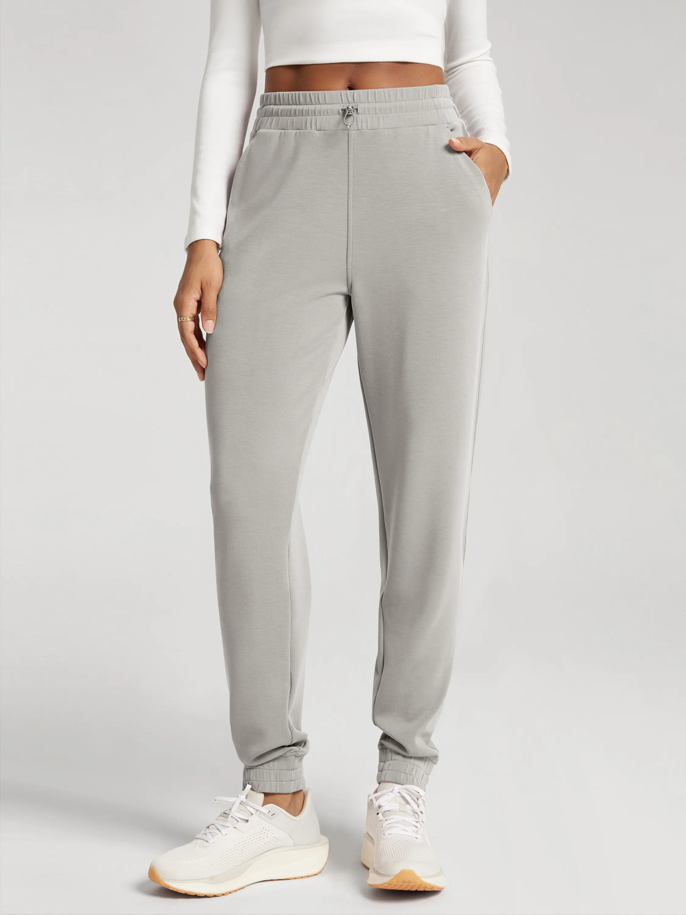 28" Modal Soft Joggers with Pockets and Adjustable Shockcord - Image 37