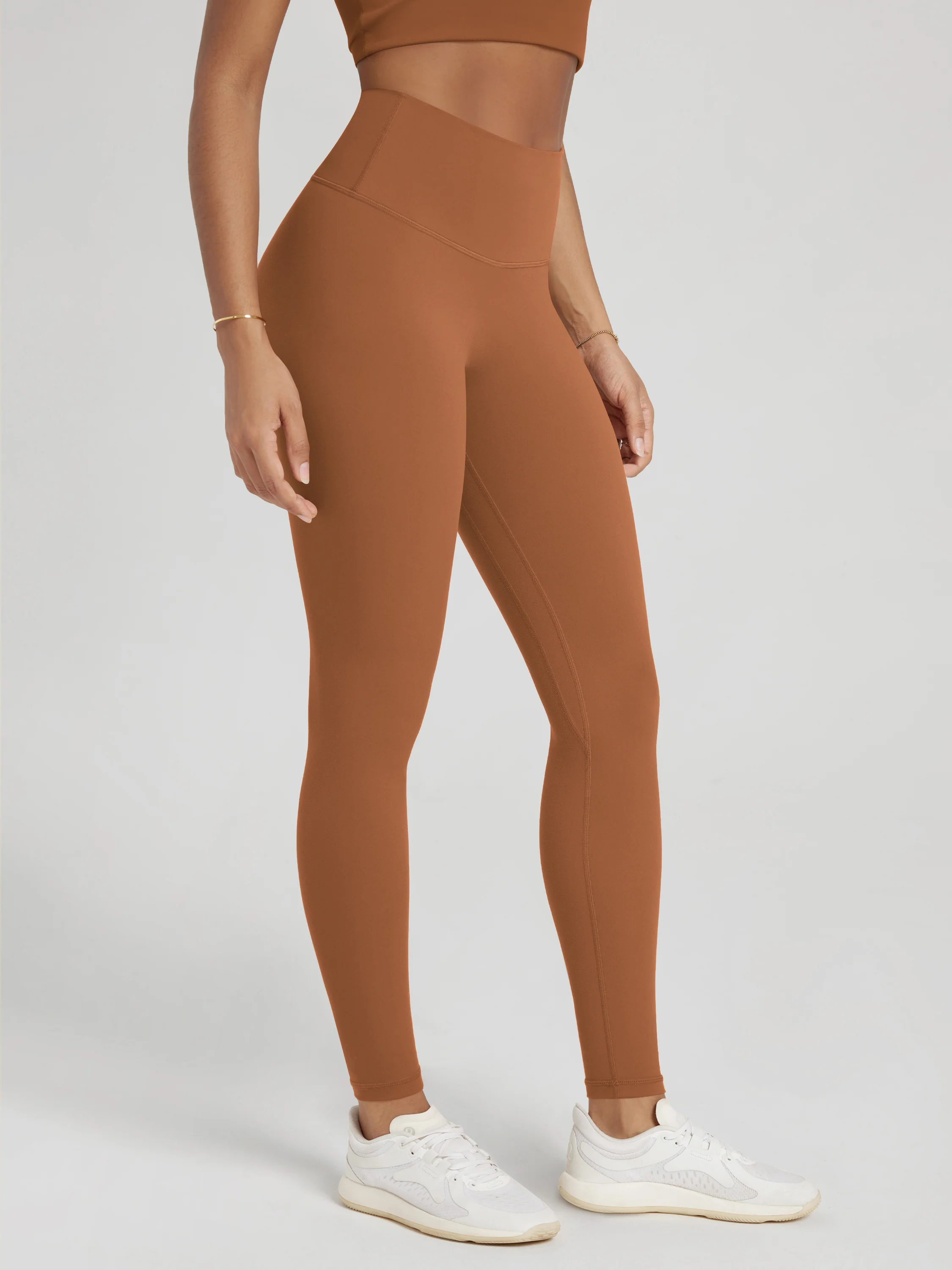 28" No Front Seam High Waist Yoga Leggings - Image 29
