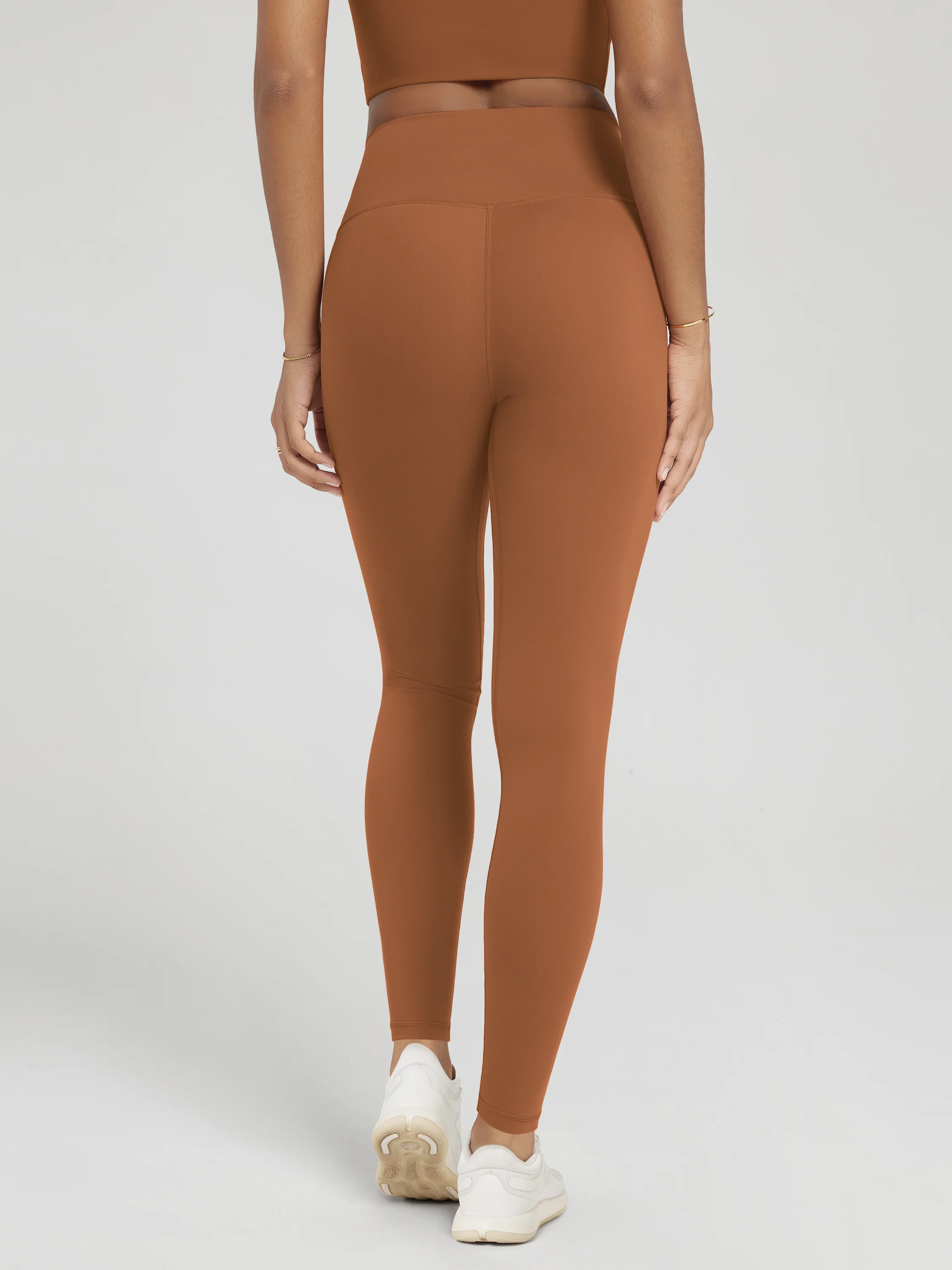 28" No Front Seam High Waist Yoga Leggings - Image 30