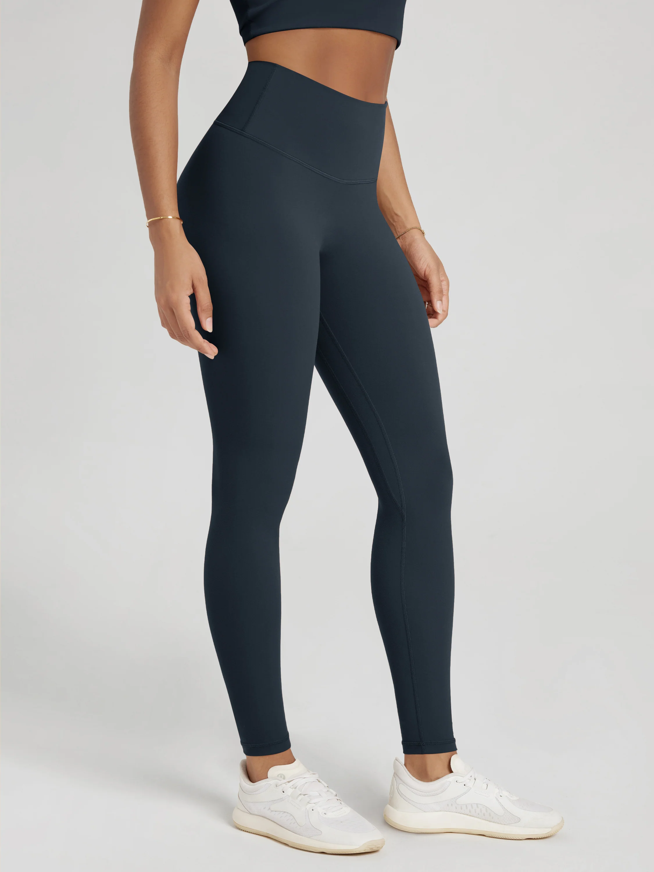 28" No Front Seam High Waist Yoga Leggings - Image 39