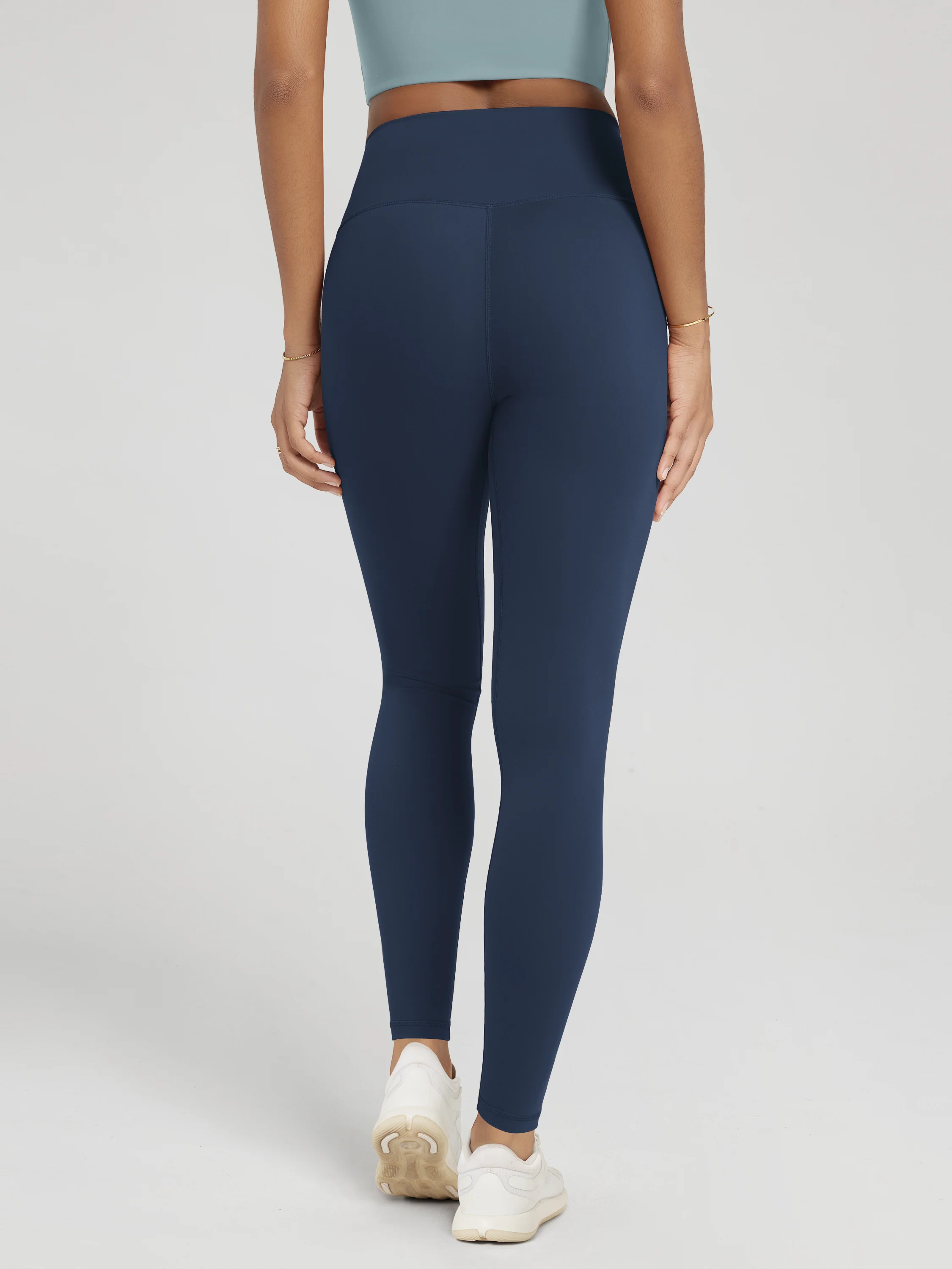 28" No Front Seam High Waist Yoga Leggings - Image 50