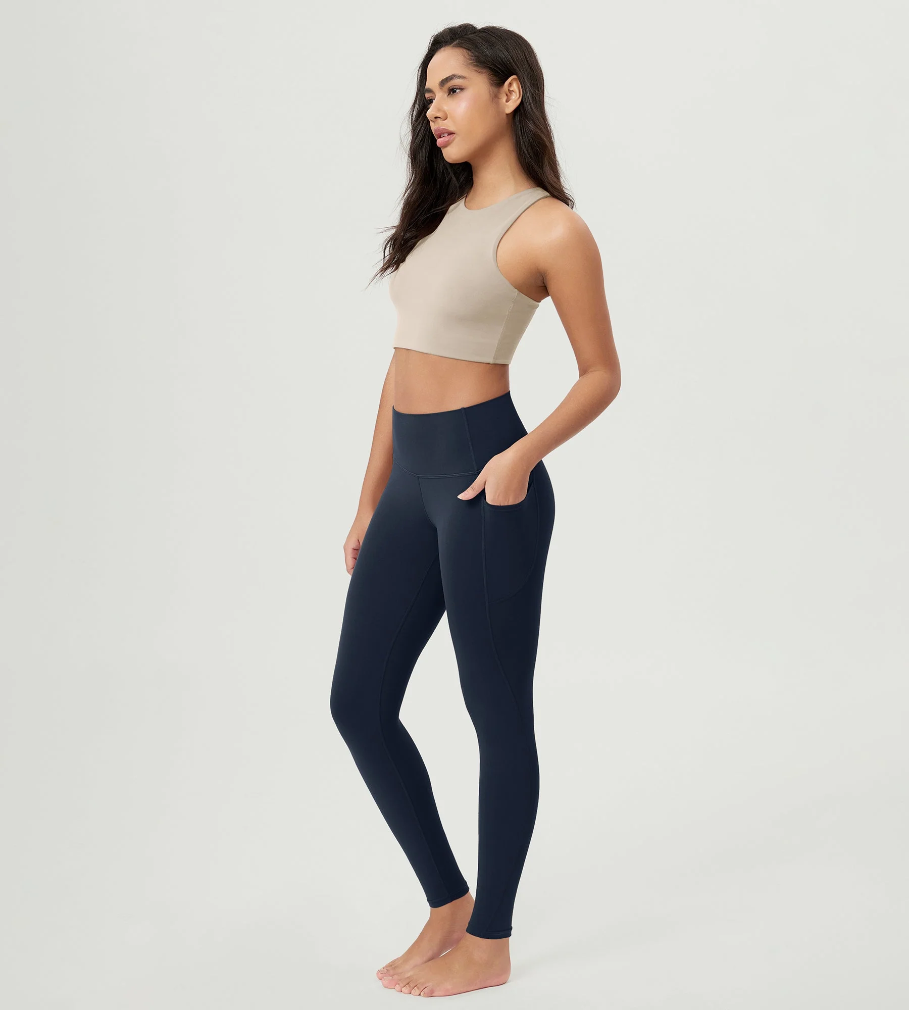 ODCLOUD 28” Buttery Soft Lounge Yoga Leggings with Pockets - Image 4