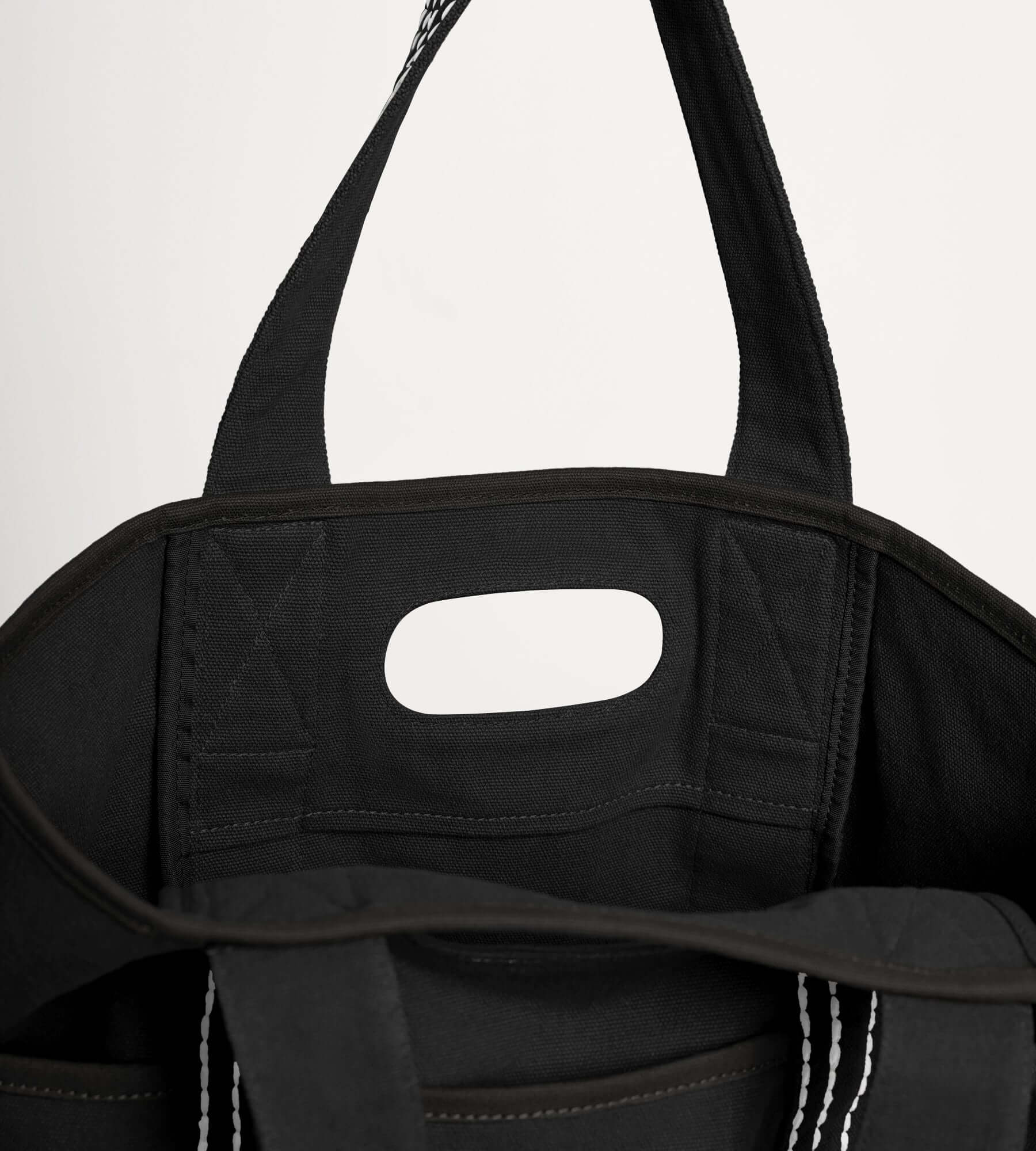 29L Oversized Canvas Tote Large Capacity Open Top Shoulder Bag - Image 23