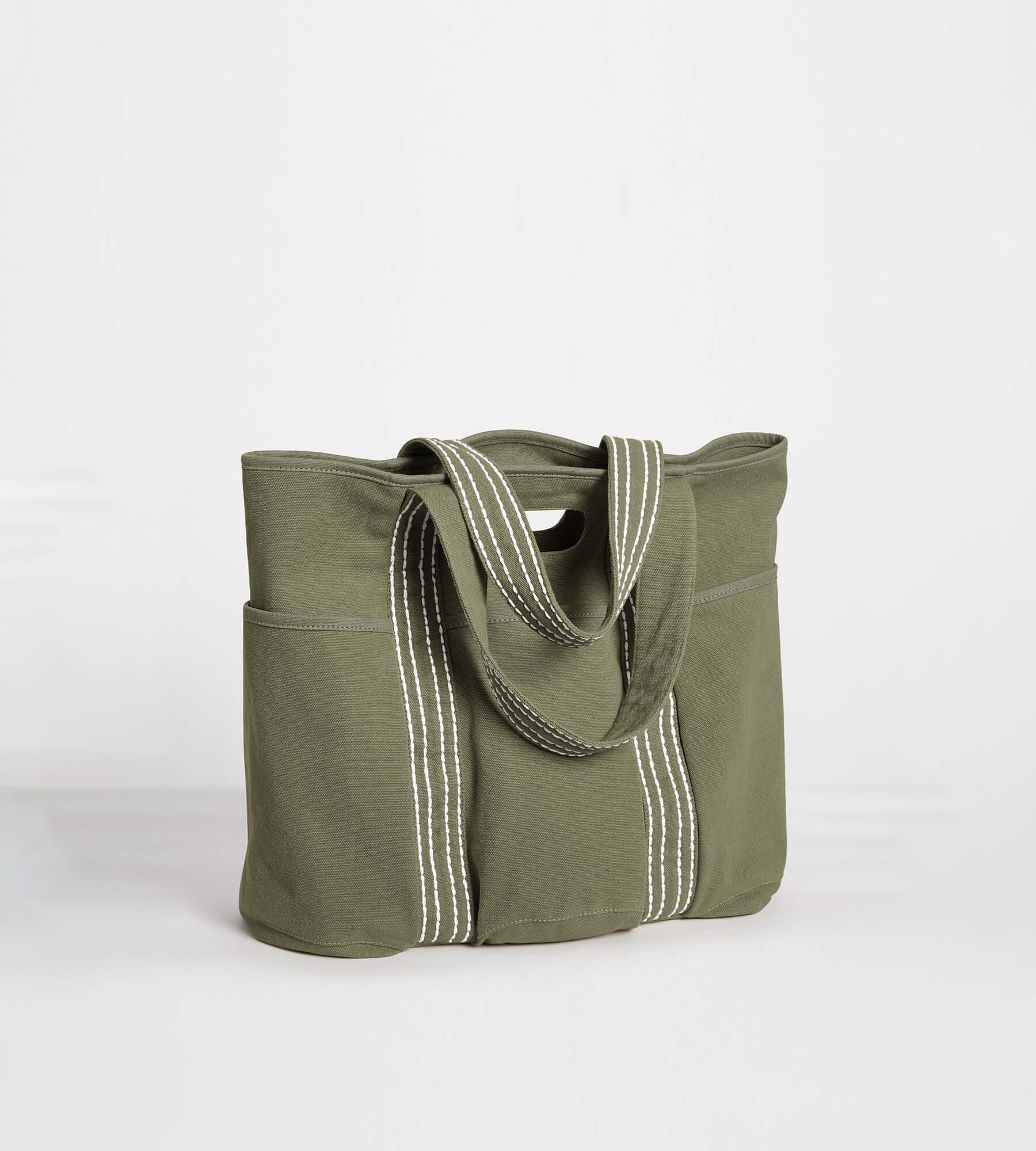 29L Oversized Canvas Tote Large Capacity Open Top Shoulder Bag - Image 68