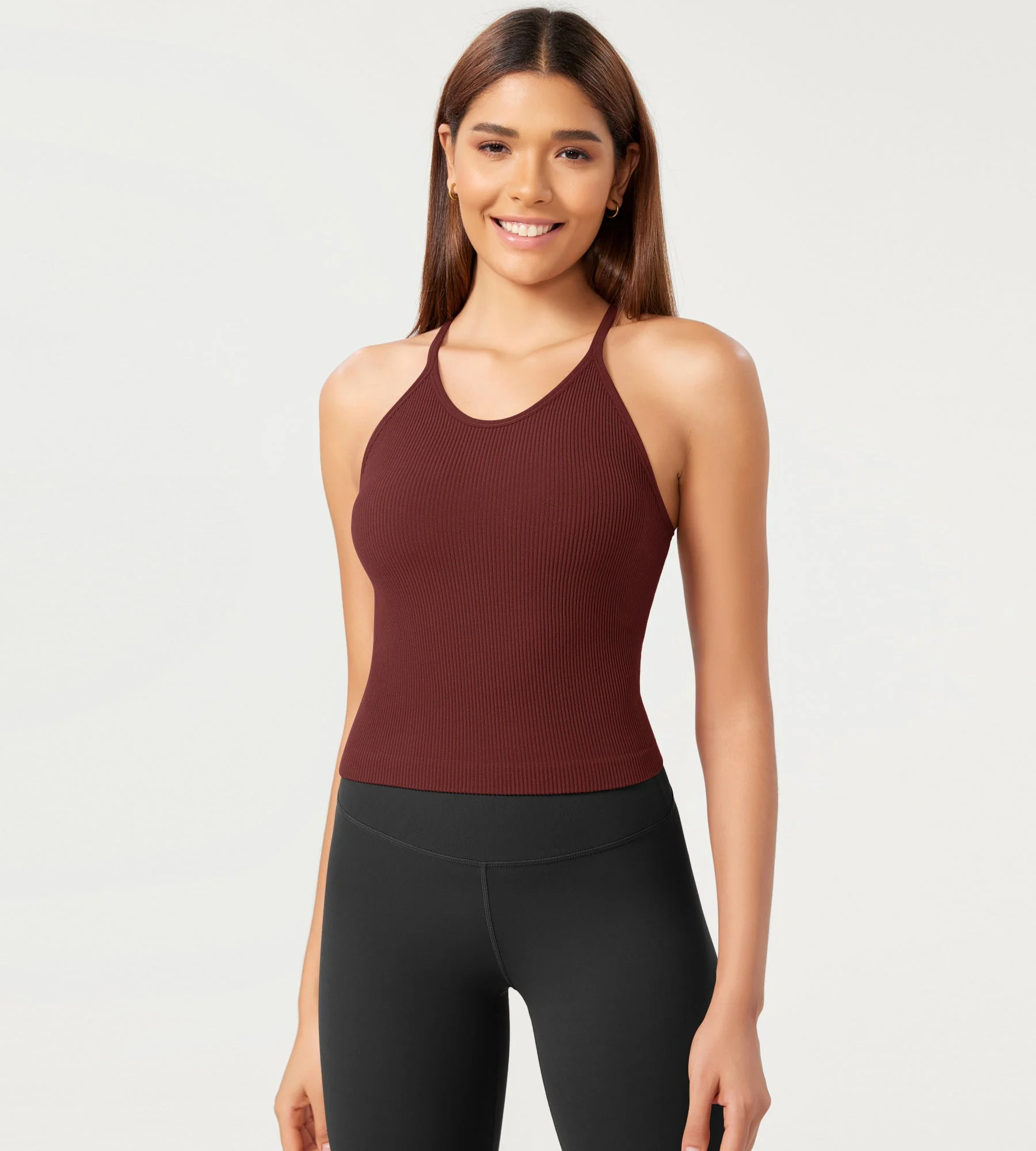 3-Pack Seamless Rib-Knit Camisole - Image 37