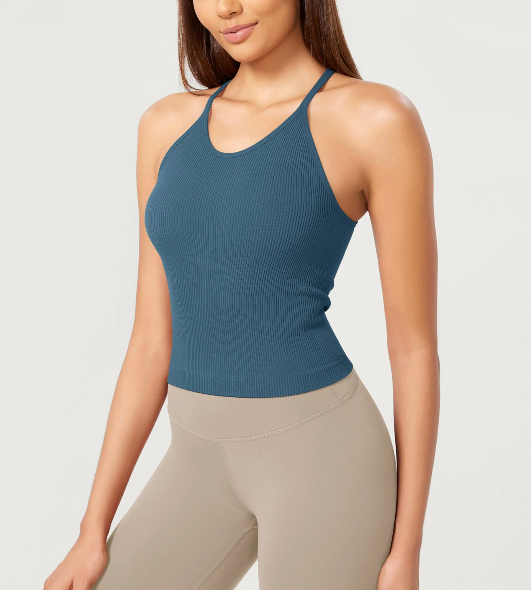 3-Pack Seamless Rib-Knit Camisole - Image 40