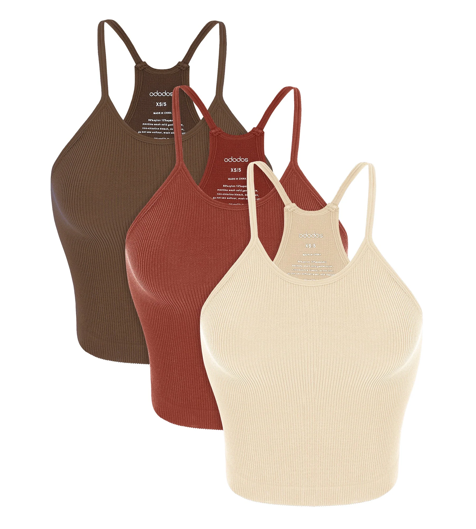 3-Pack Seamless Rib-Knit Camisole - Image 46