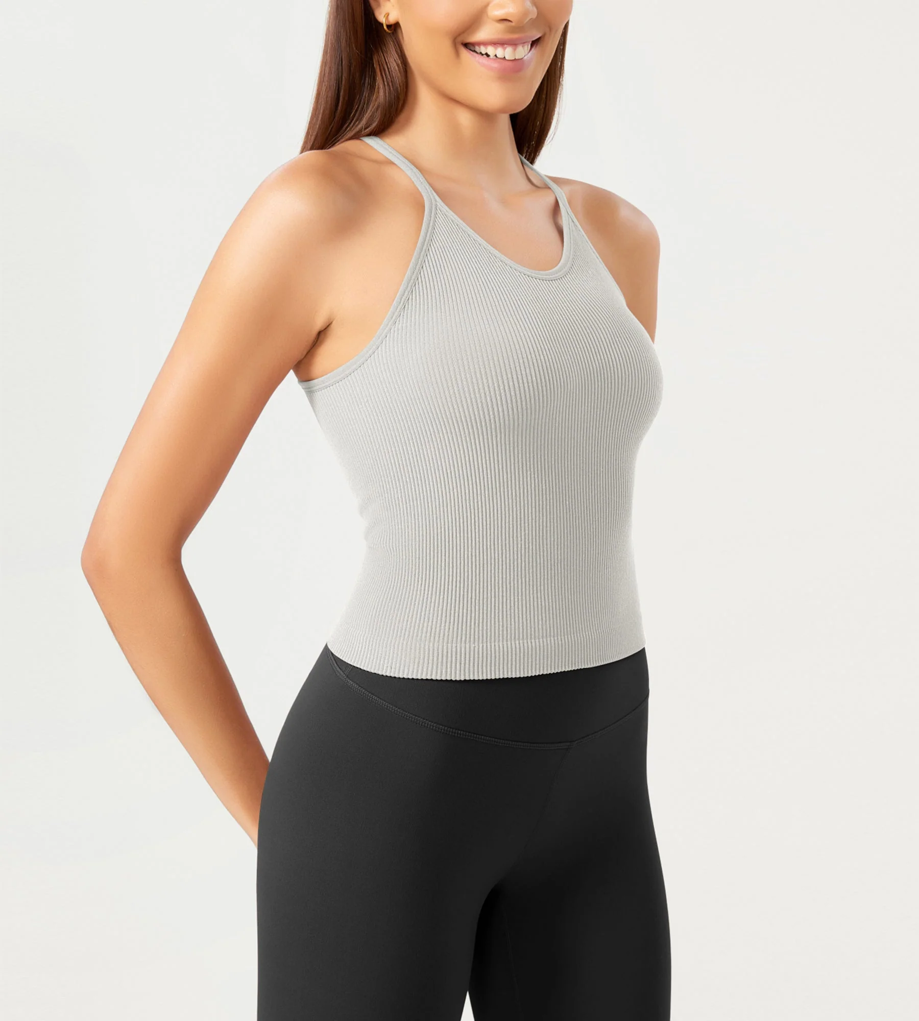 3-Pack Seamless Rib-Knit Camisole - Image 60