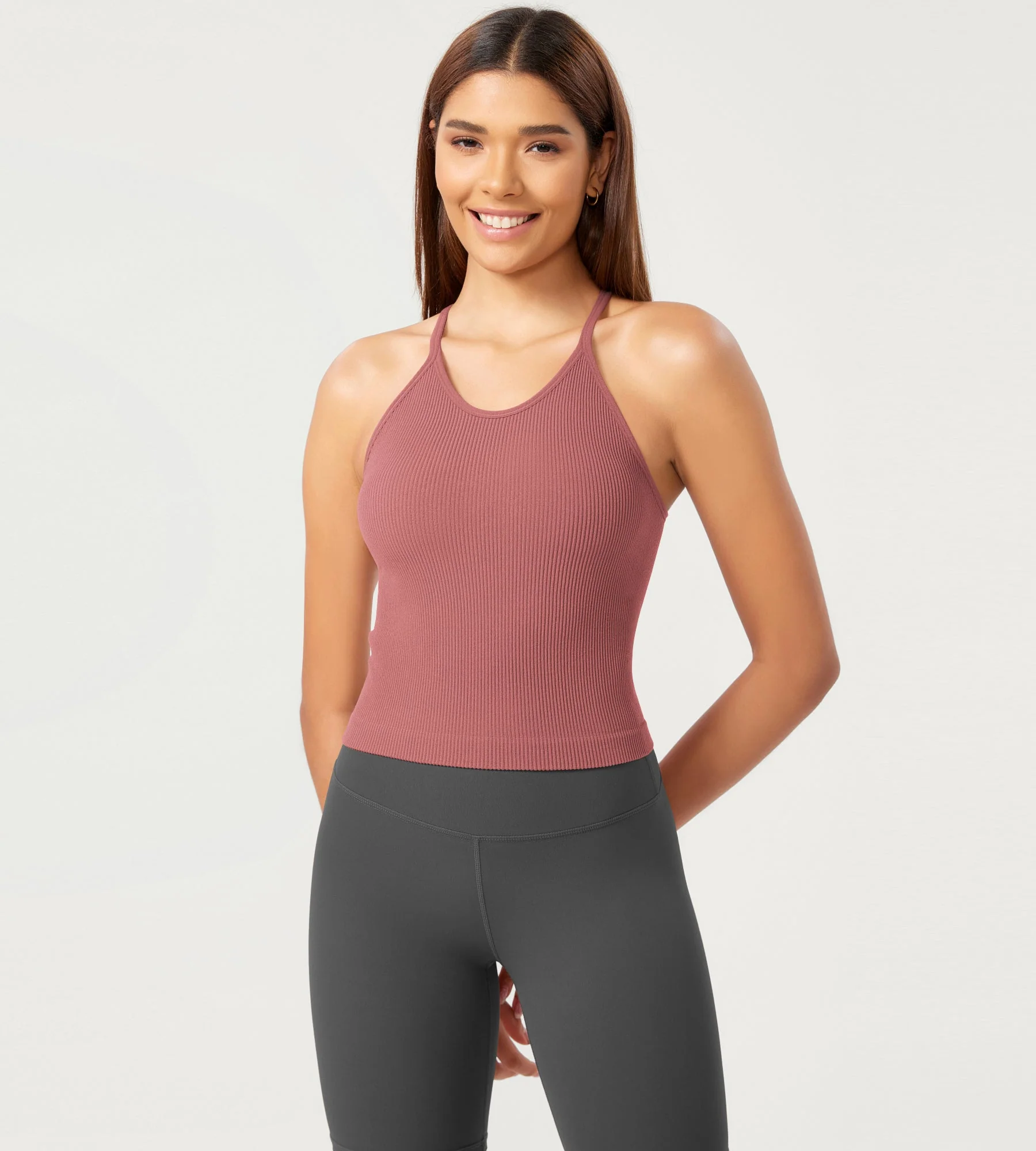 3-Pack Seamless Rib-Knit Camisole - Image 67