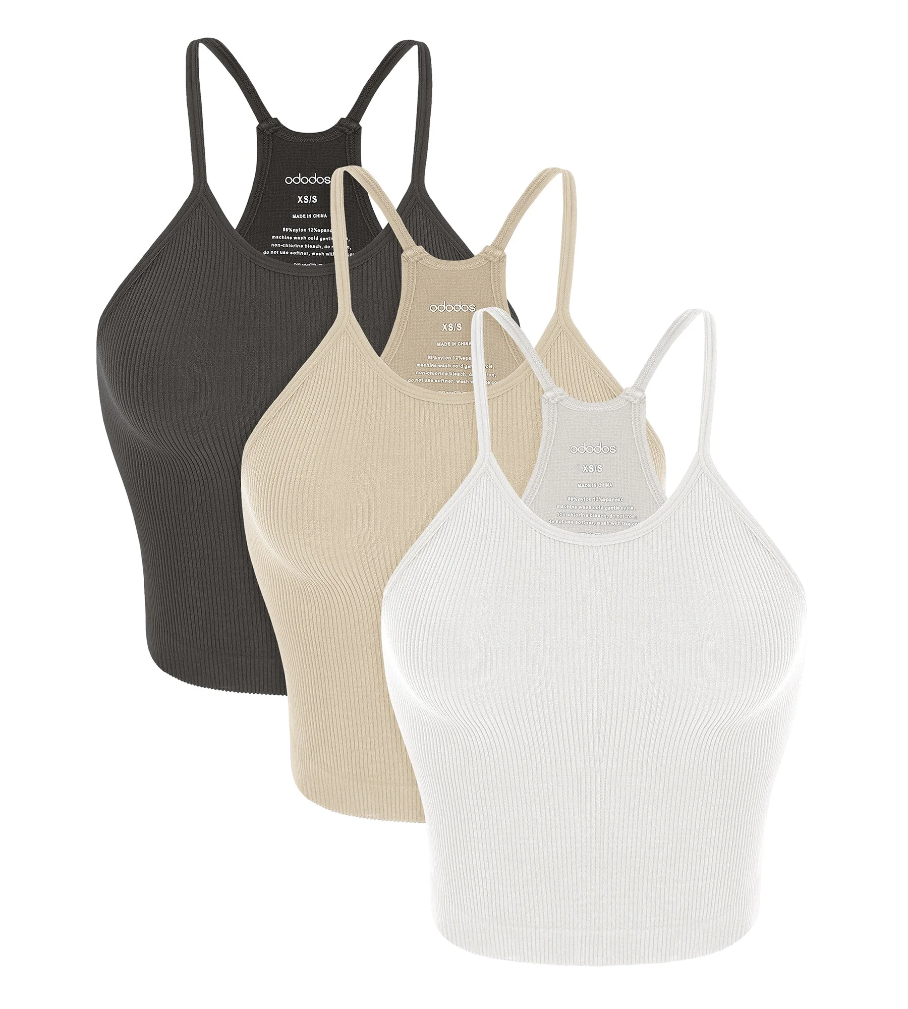 3-Pack Seamless Rib-Knit Camisole - Image 71