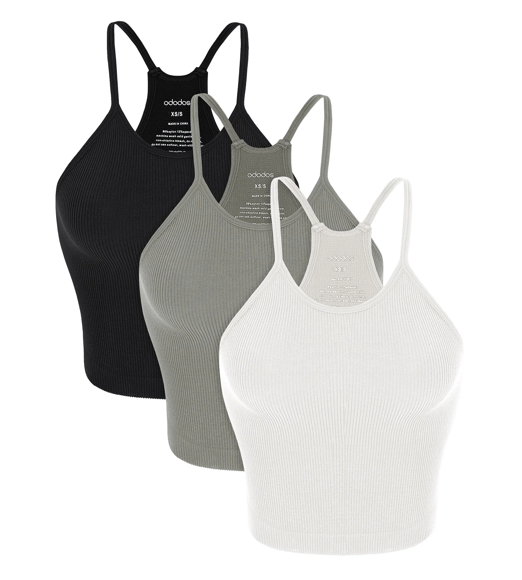 3-Pack Seamless Rib-Knit Camisole - Image 76