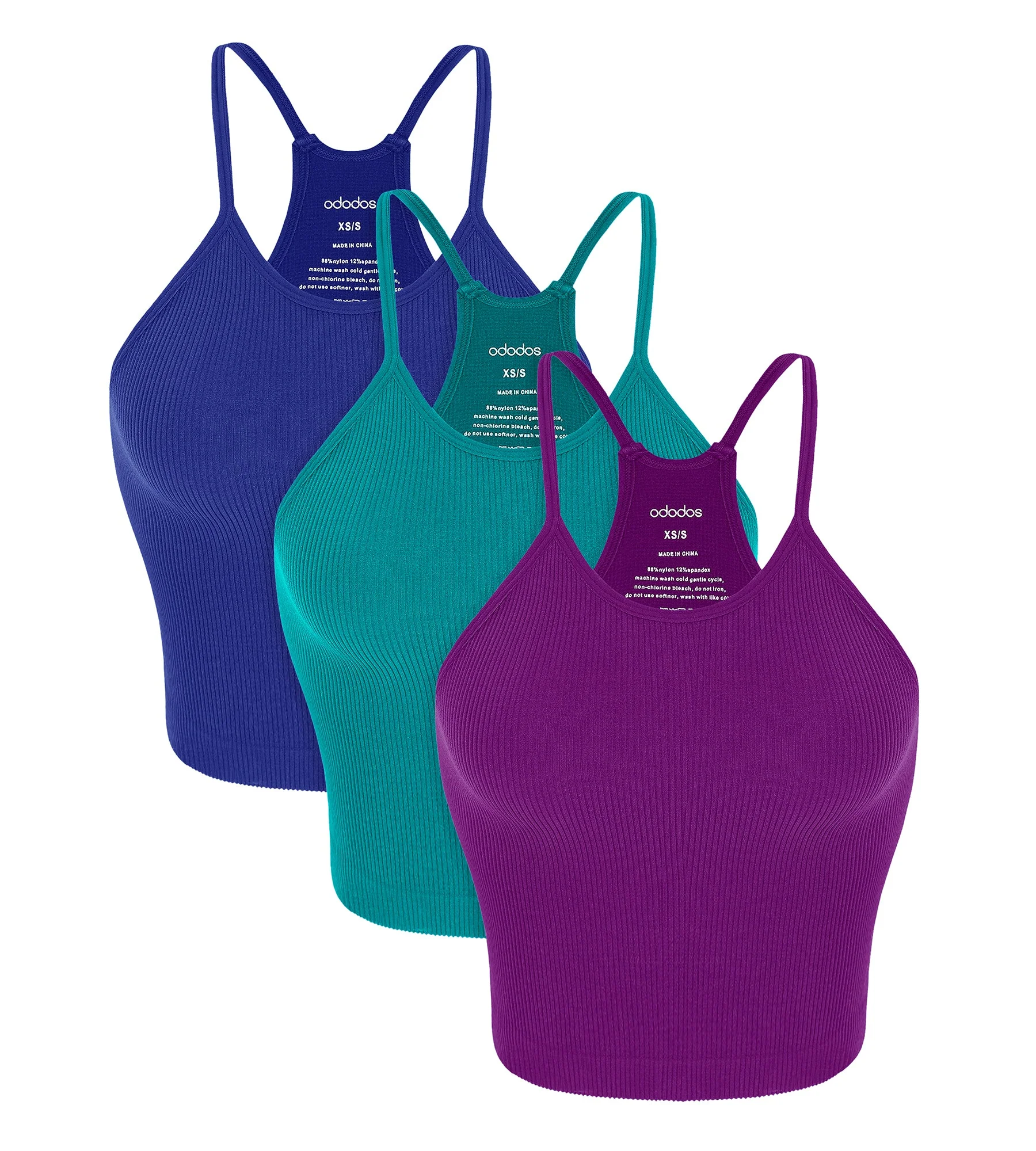 3-Pack Seamless Rib-Knit Camisole - Image 86