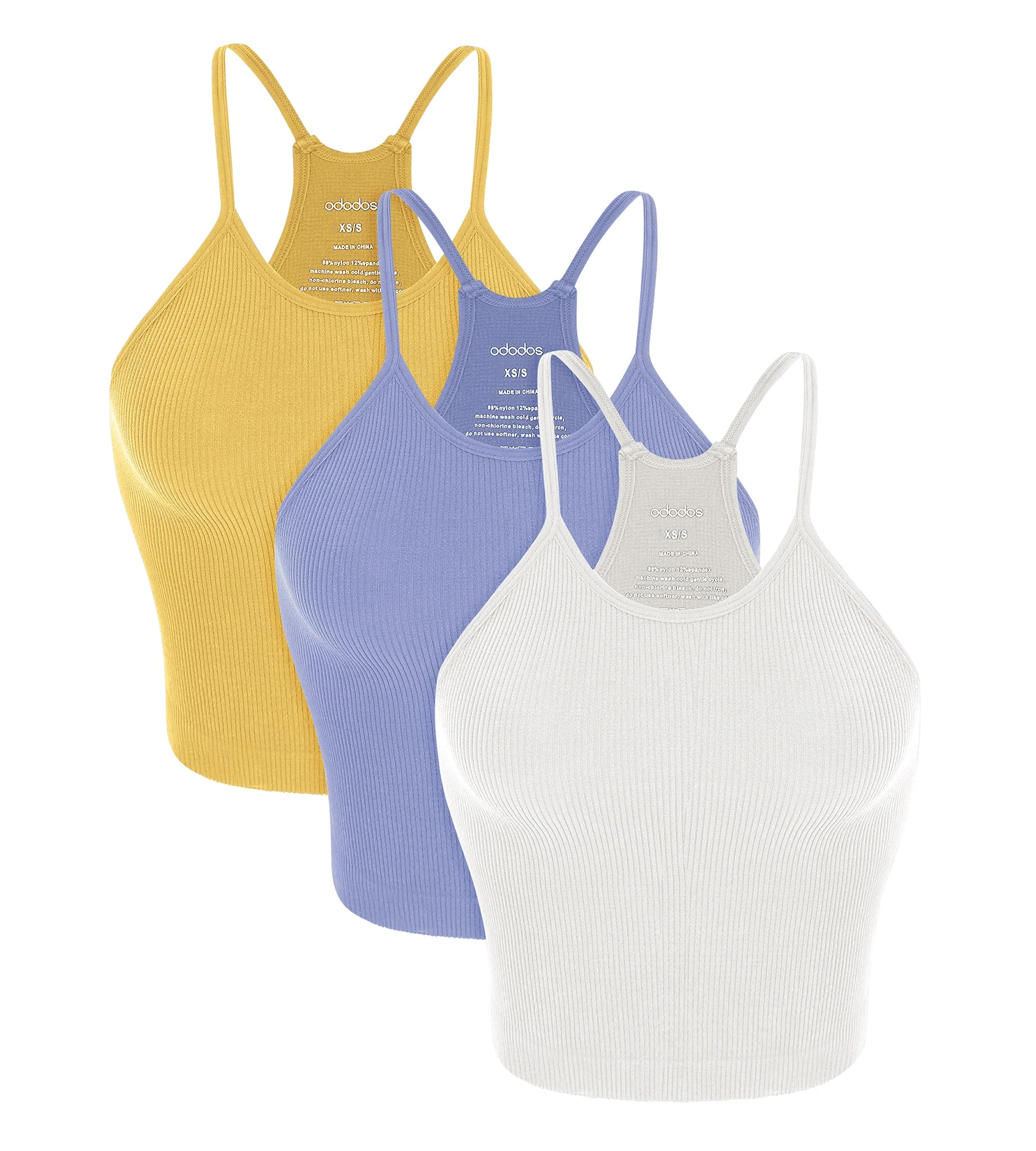 3-Pack Seamless Rib-Knit Camisole - Image 91