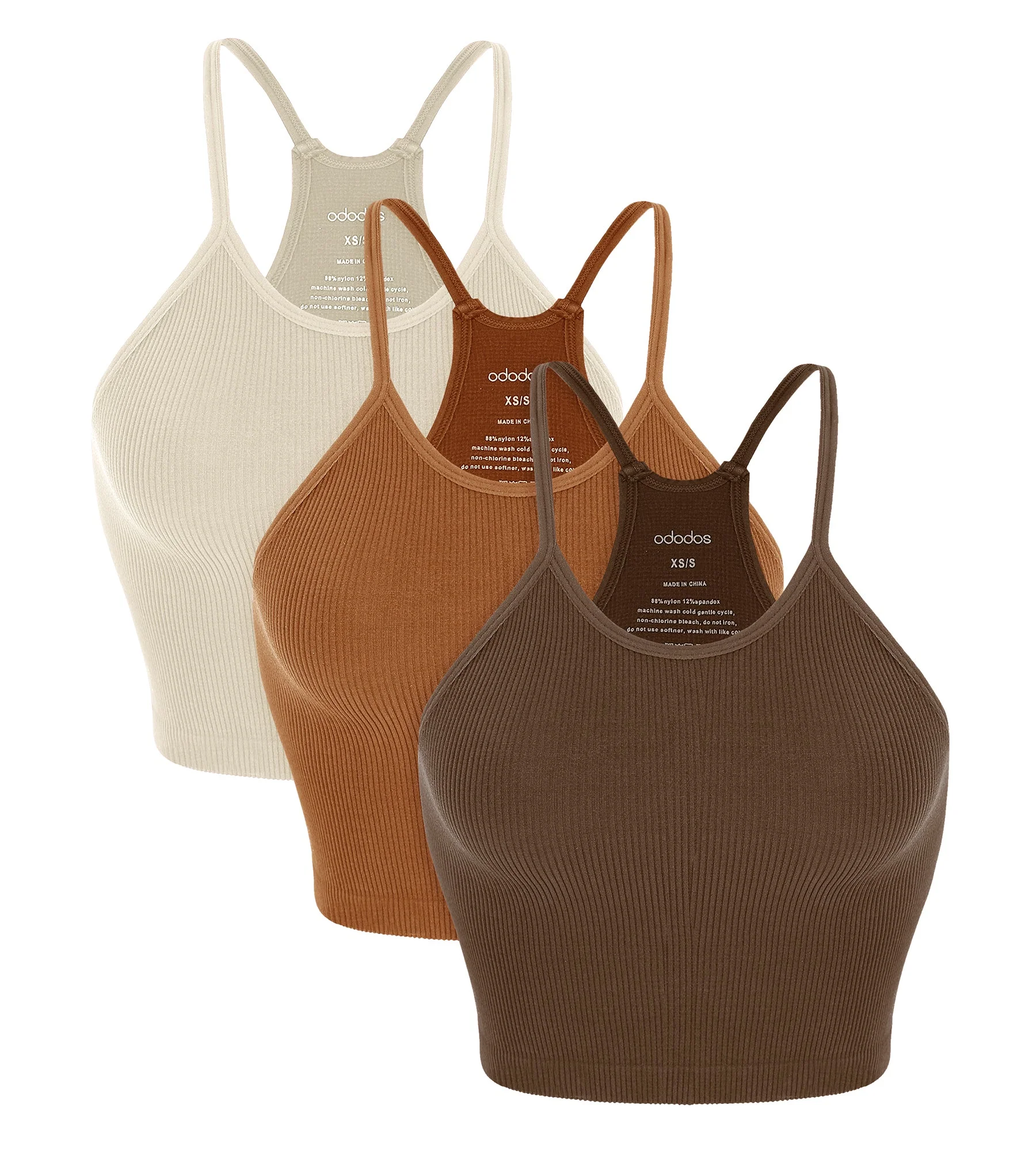 3-Pack Seamless Ribbed Crop Camisole - Image 22