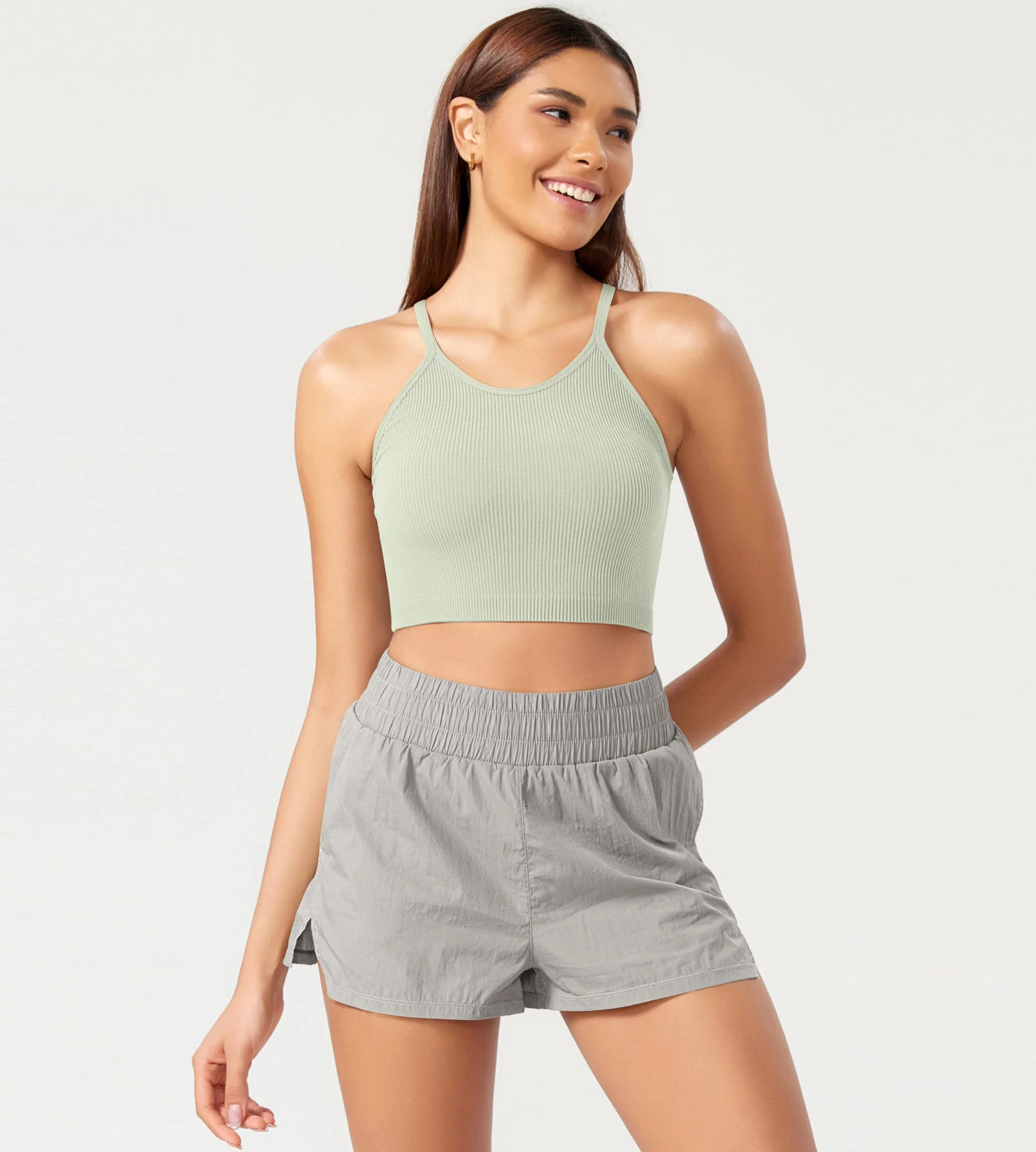 3-Pack Seamless Ribbed Crop Camisole - Image 45