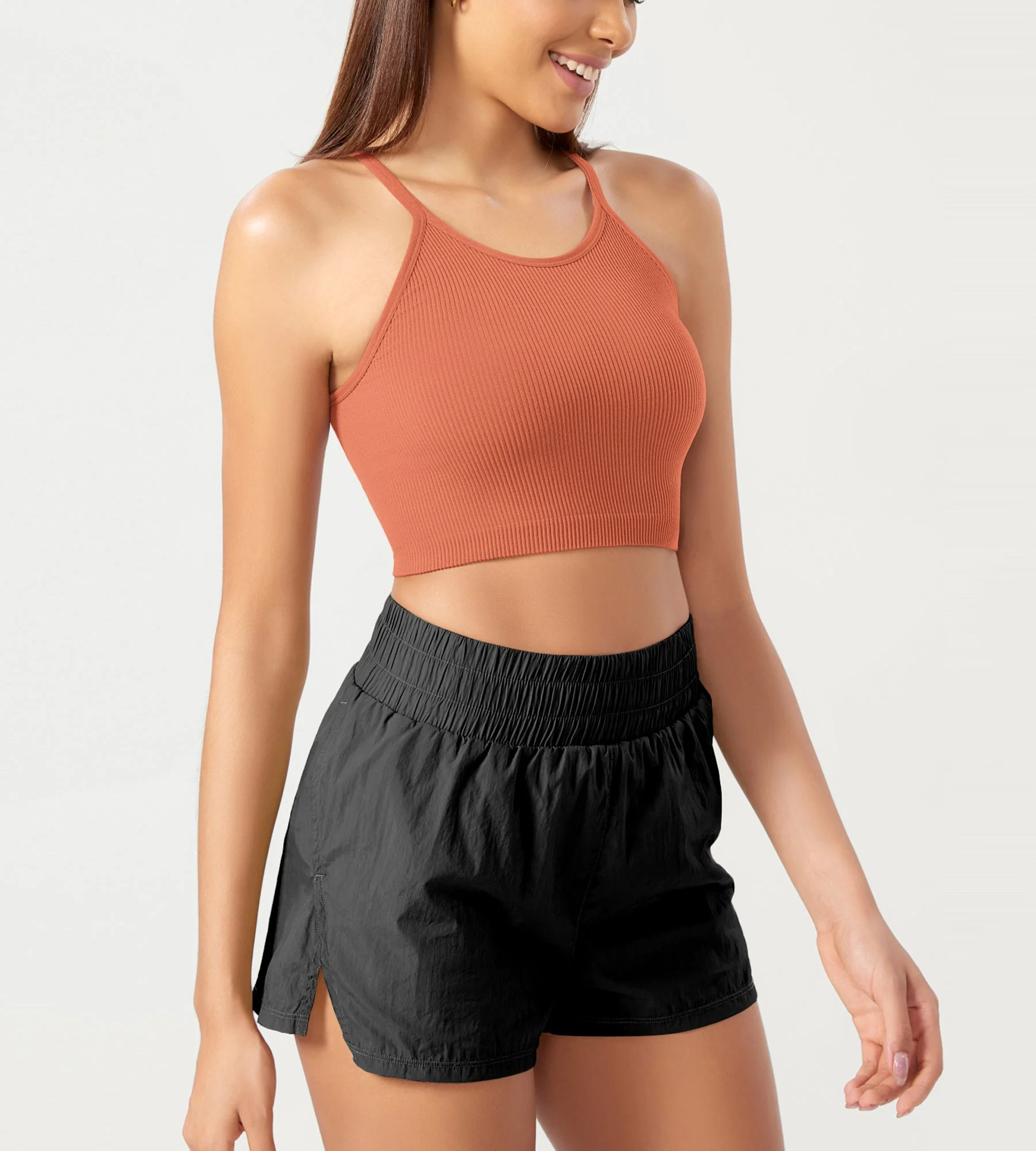 3-Pack Seamless Ribbed Crop Camisole - Image 5