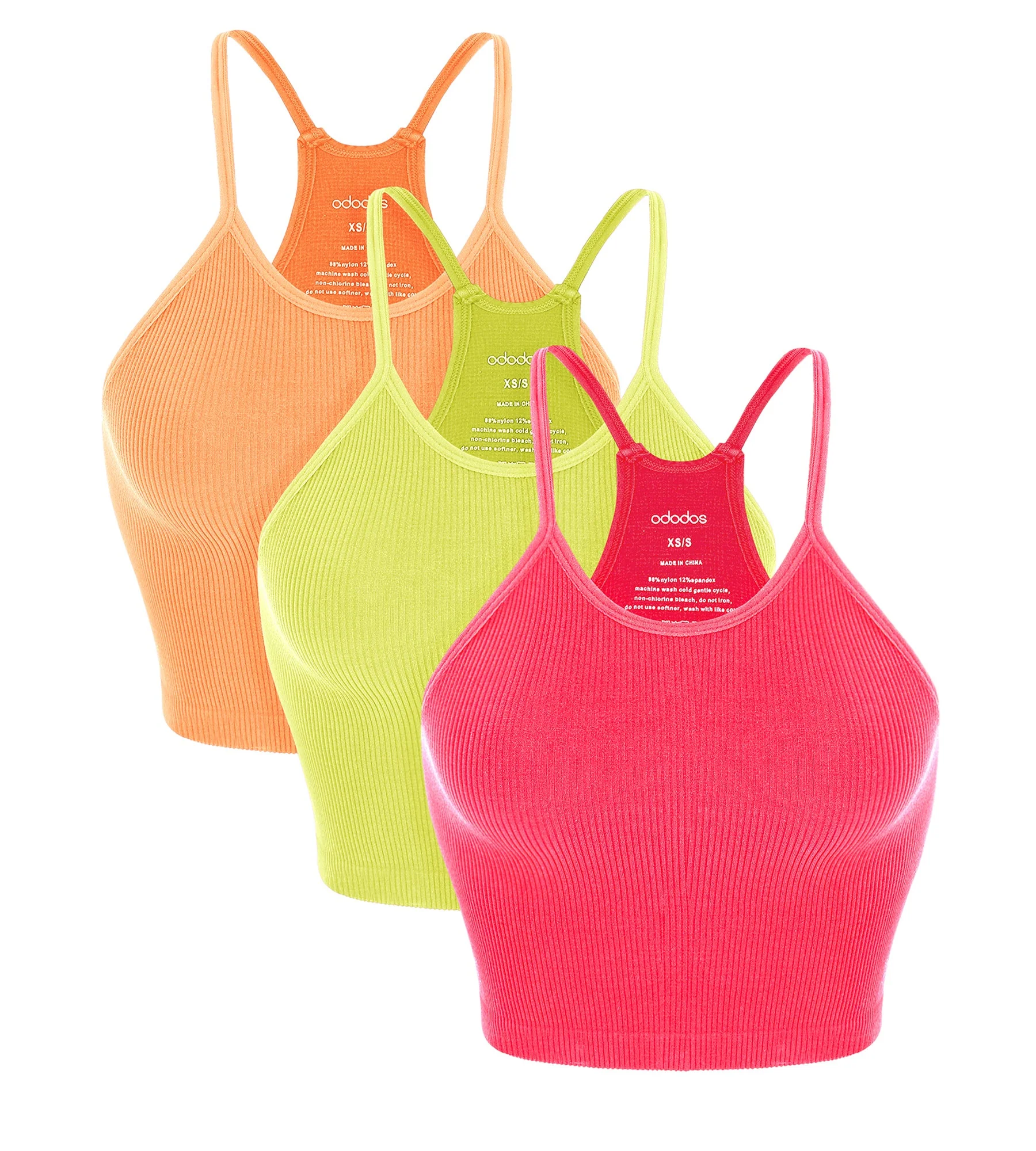 3-Pack Seamless Ribbed Crop Camisole - Image 55